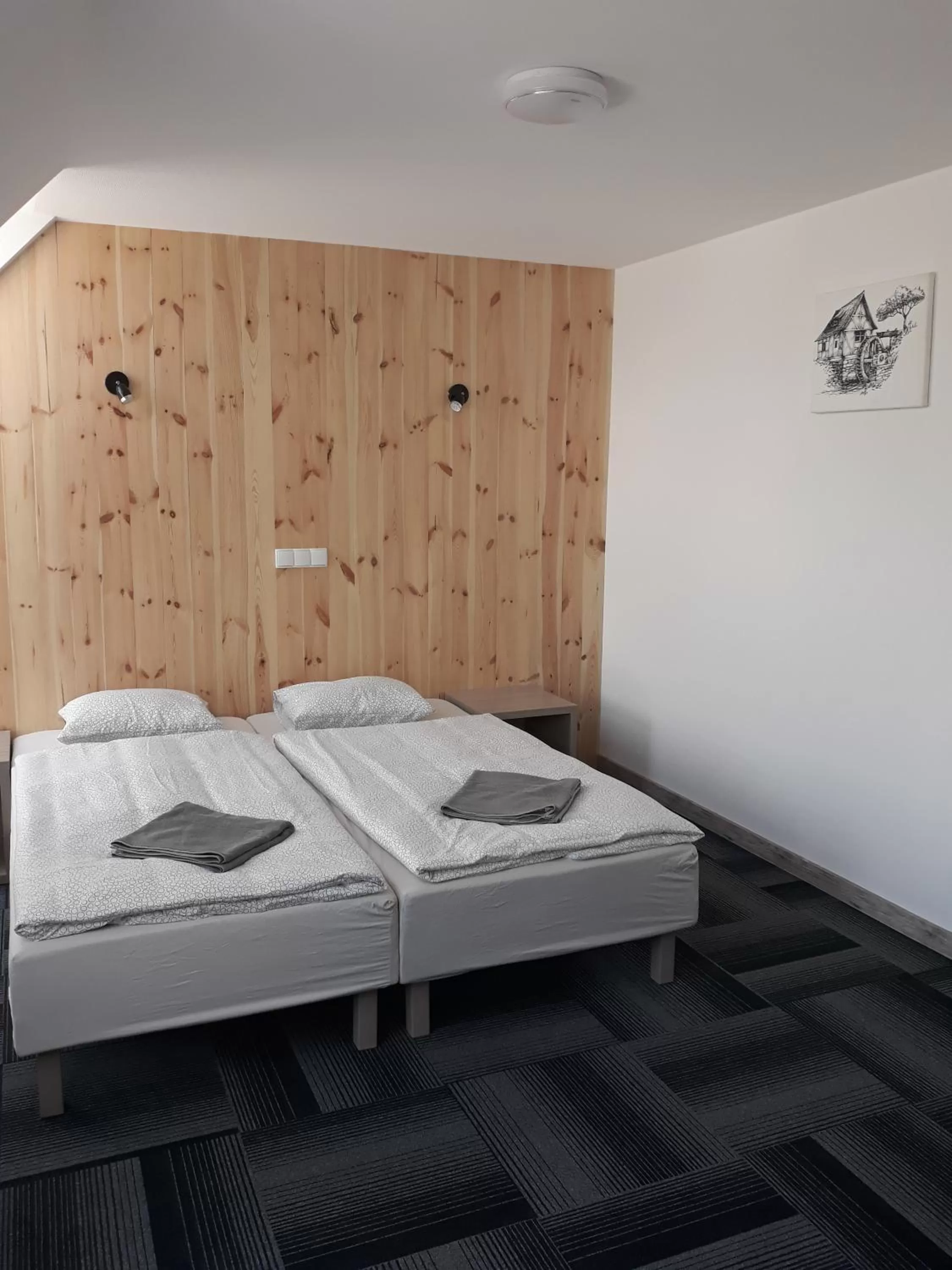 Bedroom, Bed in dask resort