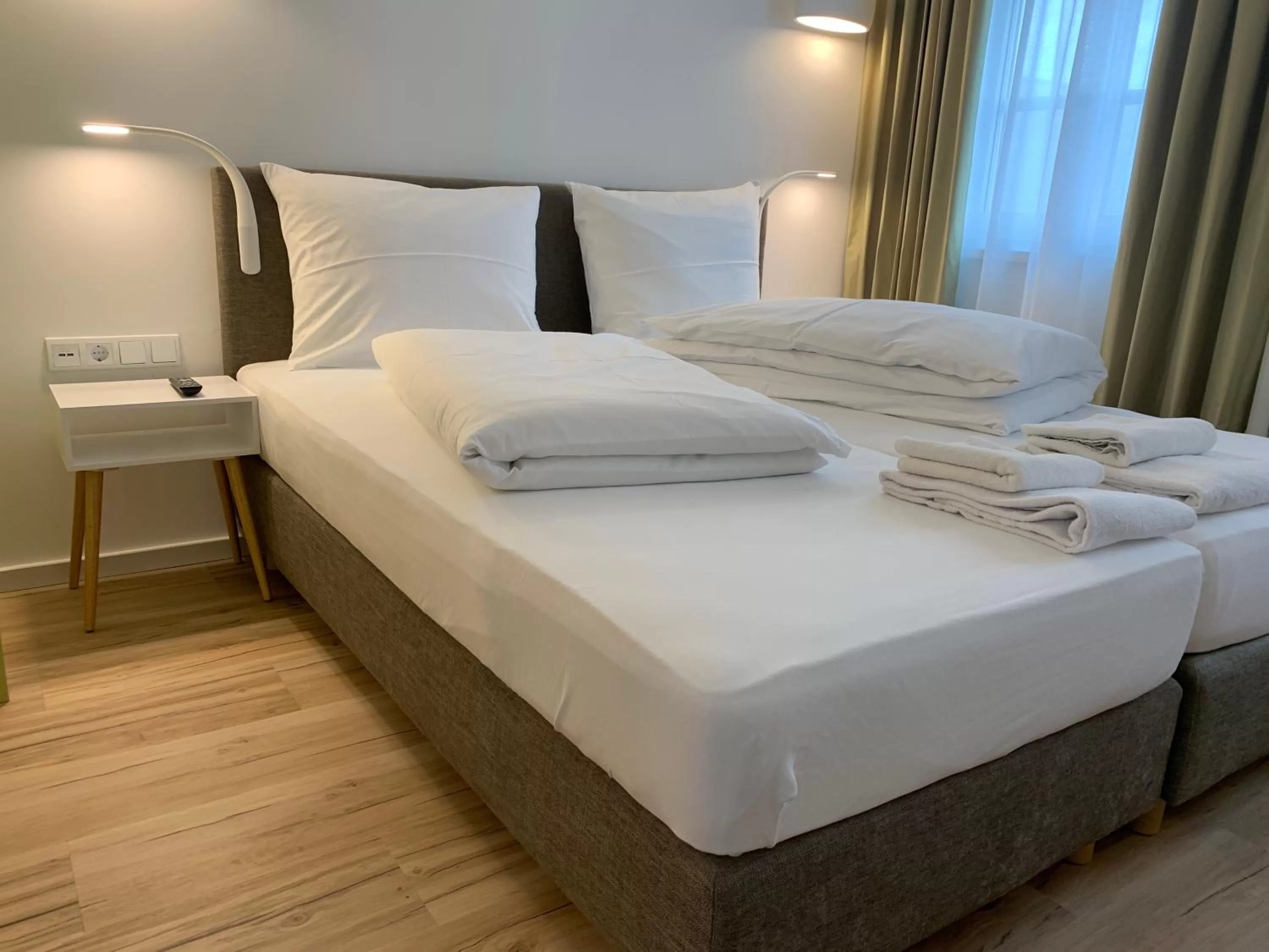 Photo of the whole room, Bed in Park-Lodge Am Rohrbusch