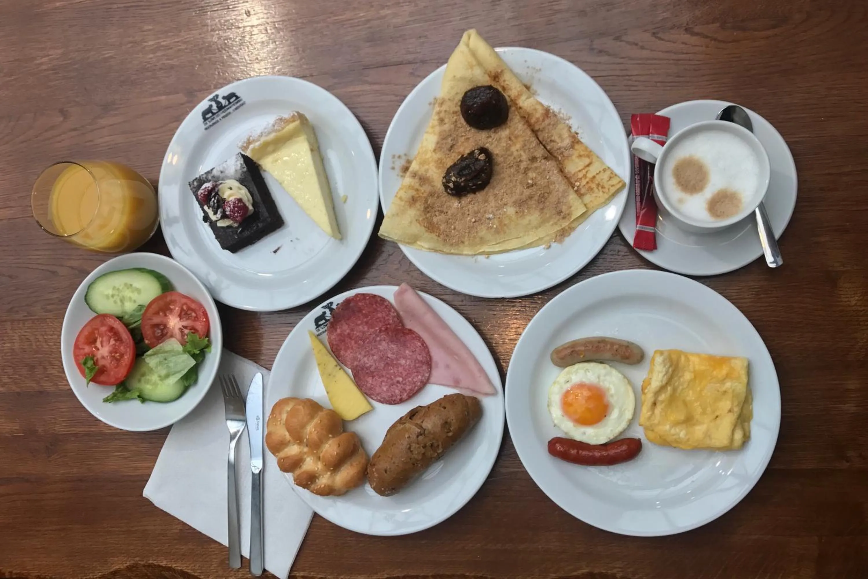 Buffet breakfast in U Medvidku-Brewery Hotel