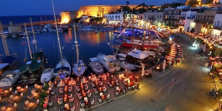 Night in Kyrenia British Harbour Hotel