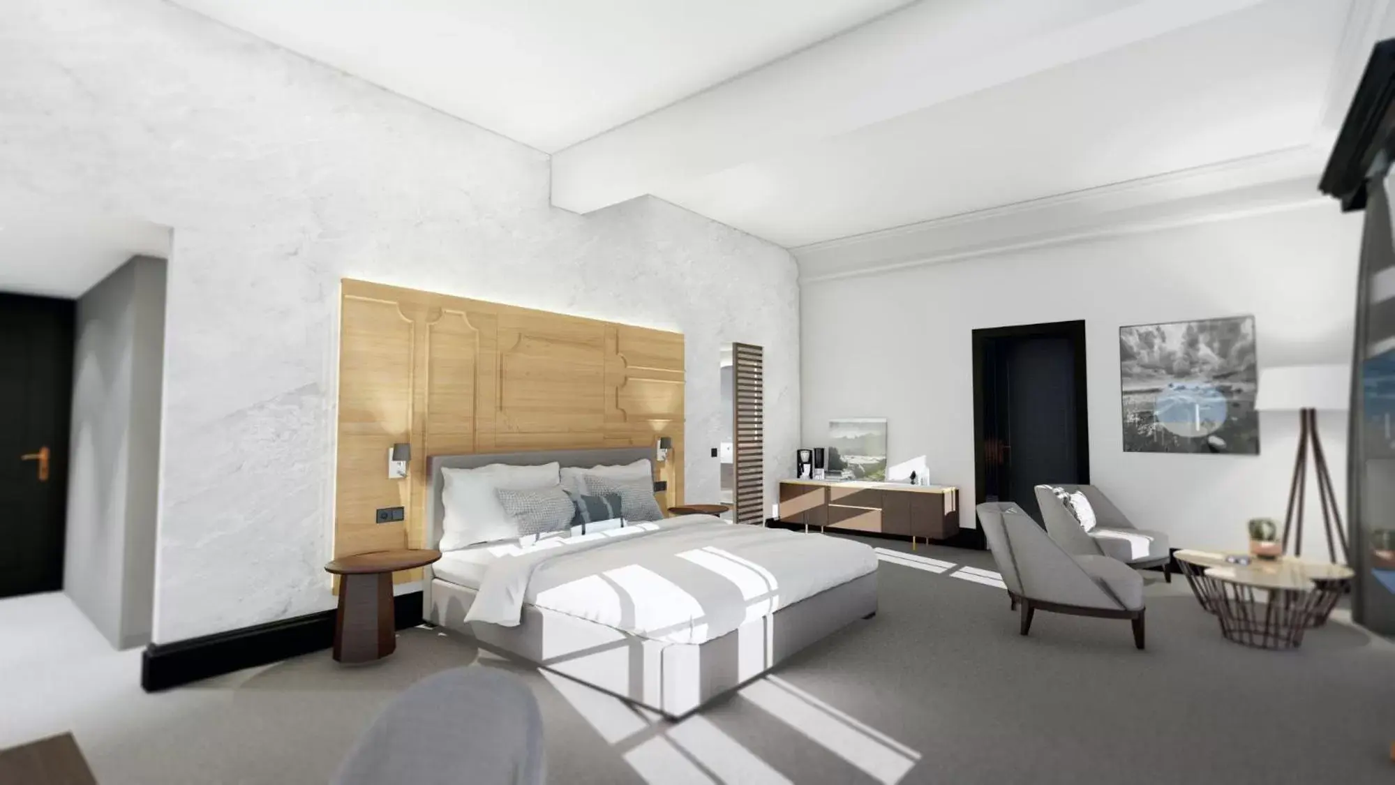 Deluxe Double Room with Balcony in Villars Palace Deluxe Double Room with Balcony in Villars Palace