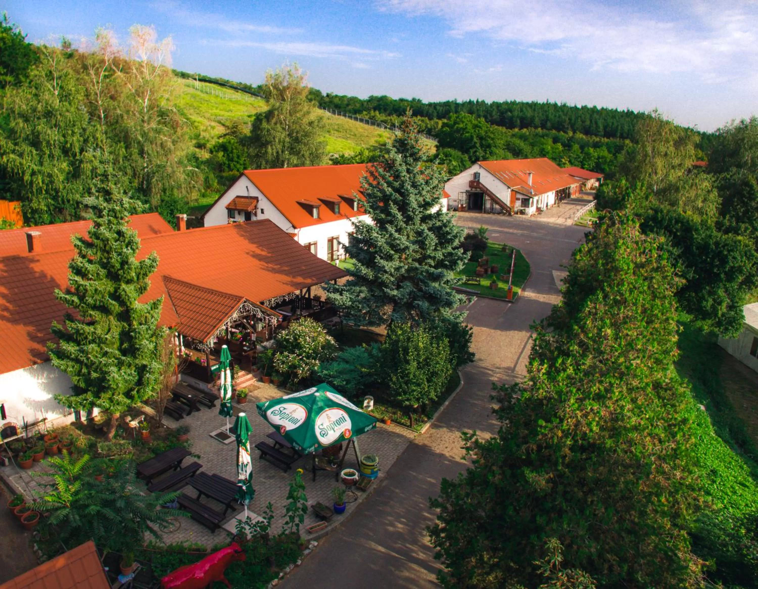 Bird's-eye View in Mátyus Udvarház Kengyel Fogadó Eger