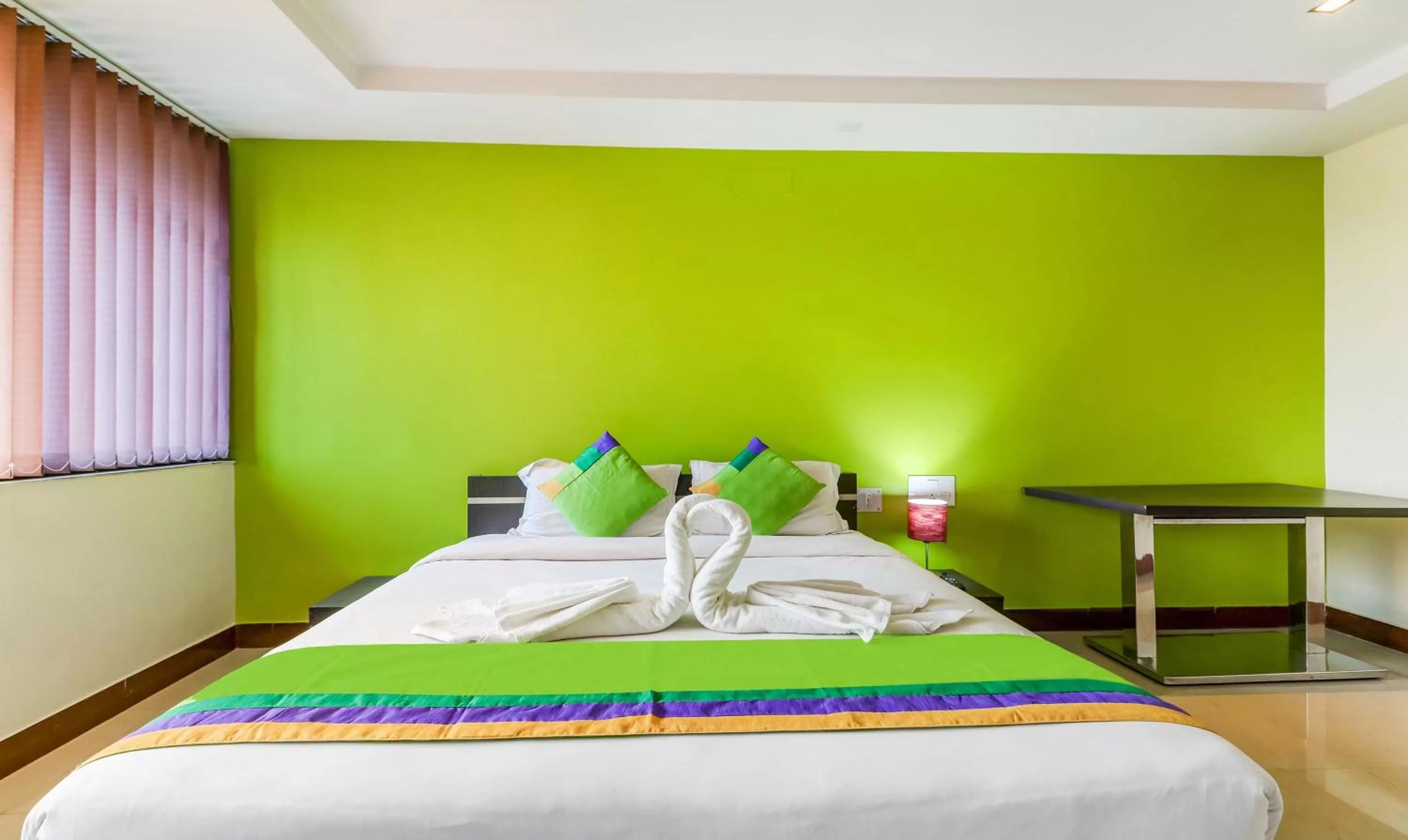 Bedroom, Bed in Treebo Concerto Residentia