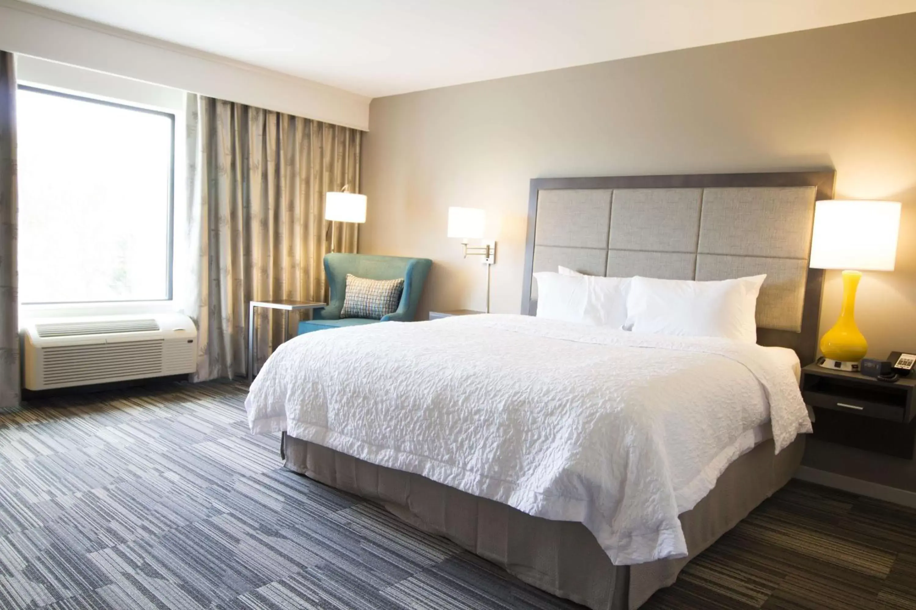 King Room with Sofa Bed - Hearing Accessible/Non-Smoking in Hampton Inn Decatur, Mt. Zion, IL King Room with Sofa Bed - Hearing Accessible/Non-Smoking in Hampton Inn Decatur, Mt. Zion, IL