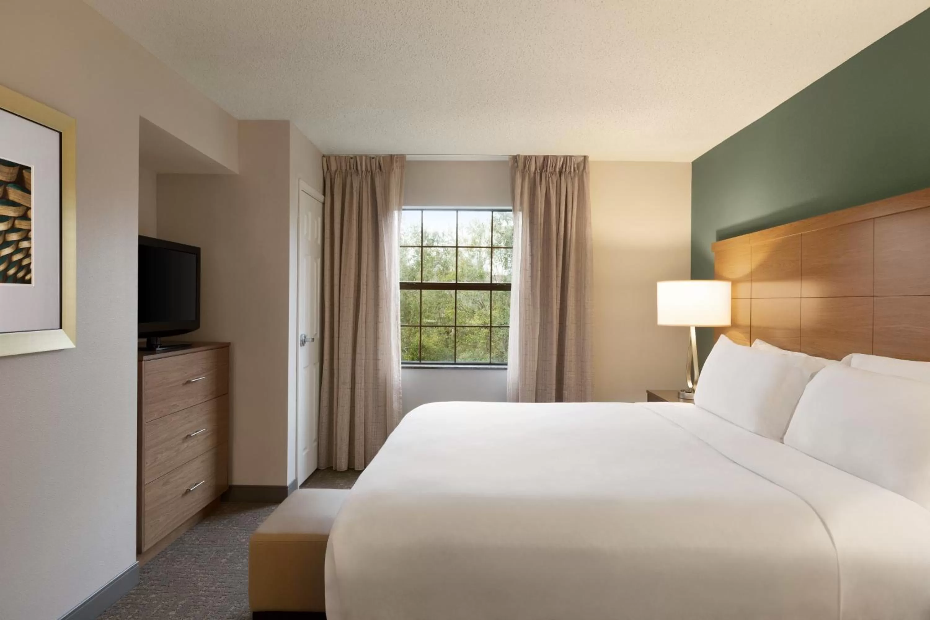 Photo of the whole room, Bed in Staybridge Suites Tampa East- Brandon by IHG