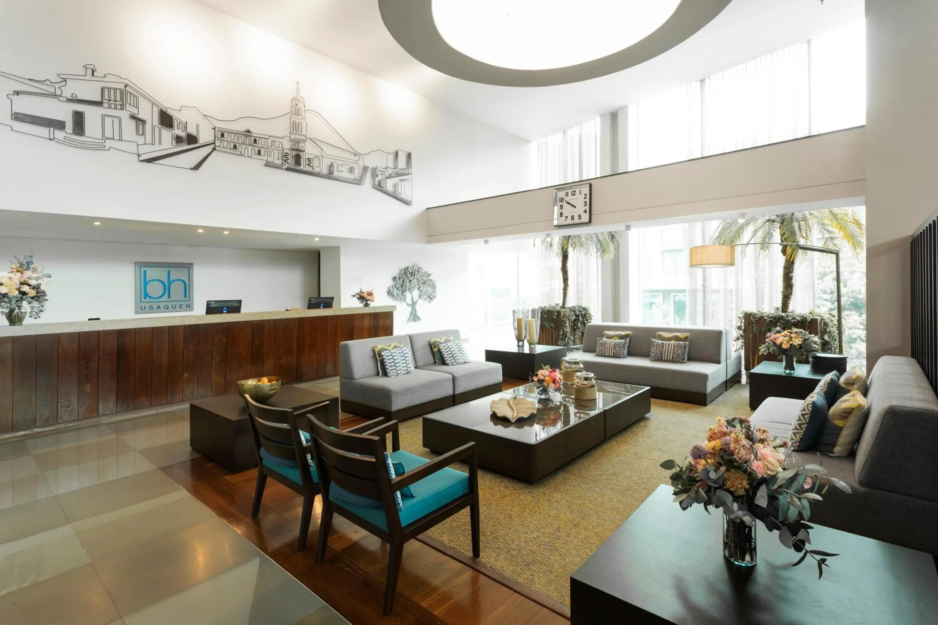 Lobby or reception in Hotel bh Usaquén