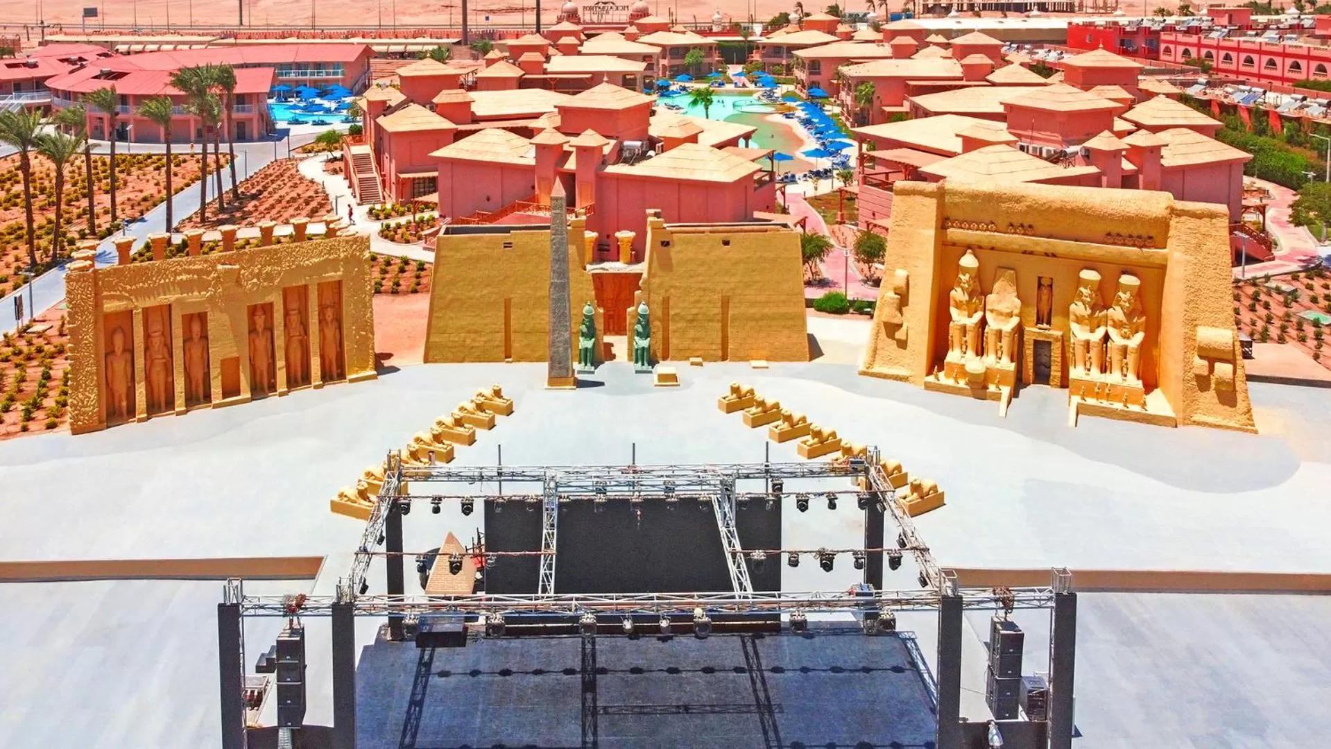 Bird's eye view in Pickalbatros Alf Leila Wa Leila Resort - Neverland Hurghada