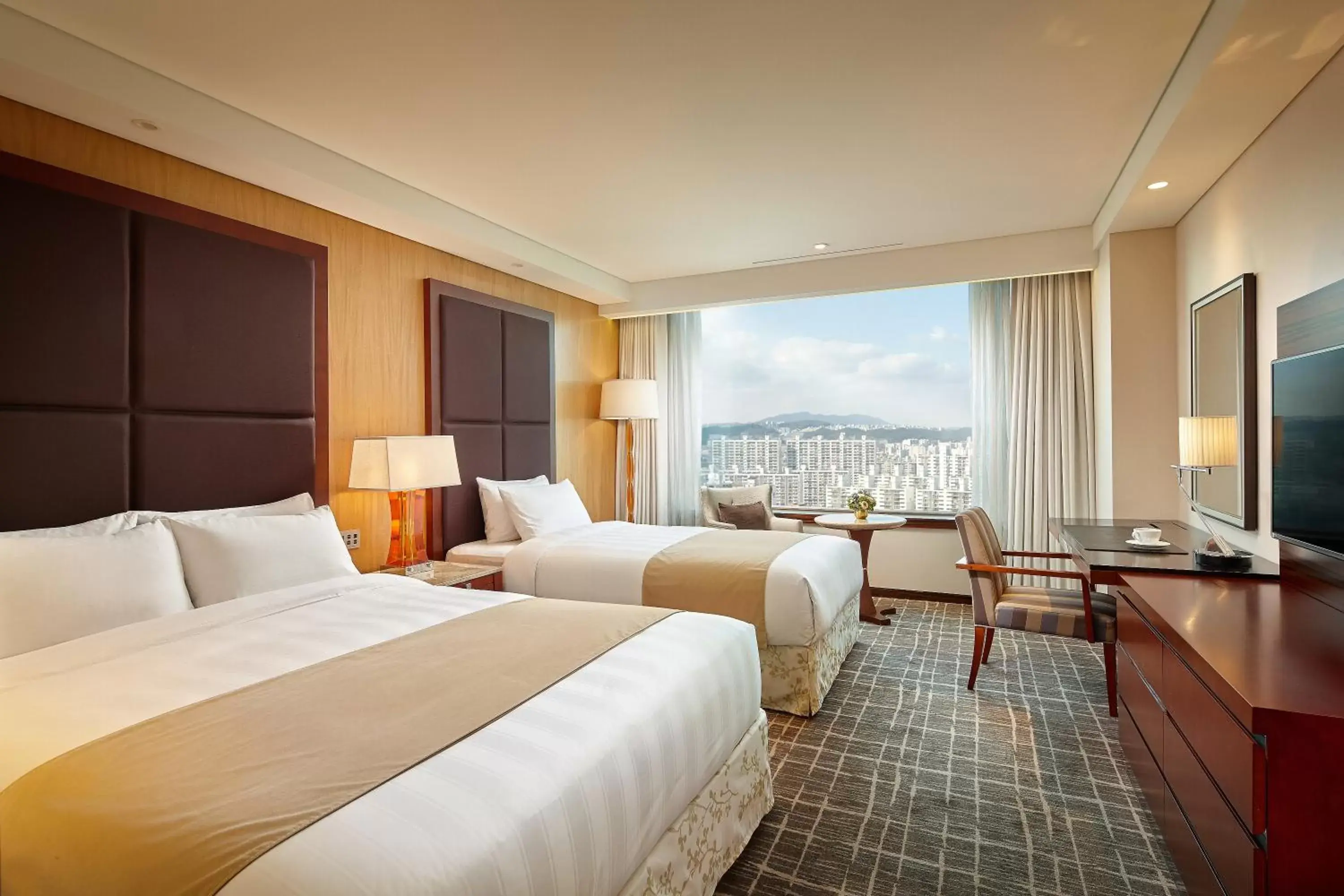 Deluxe Family Twin Room in Lotte Hotel Ulsan Deluxe Family Twin Room in Lotte Hotel Ulsan