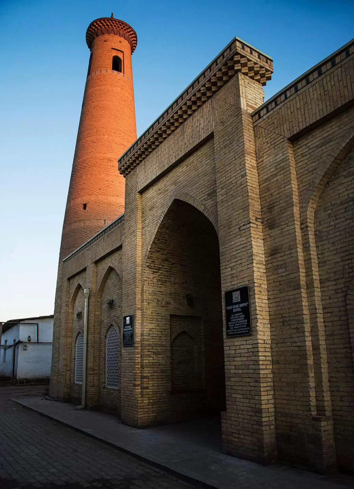 Facade/entrance in New Star Boutique hotel - madrasah Muhammad Mahram 1903
