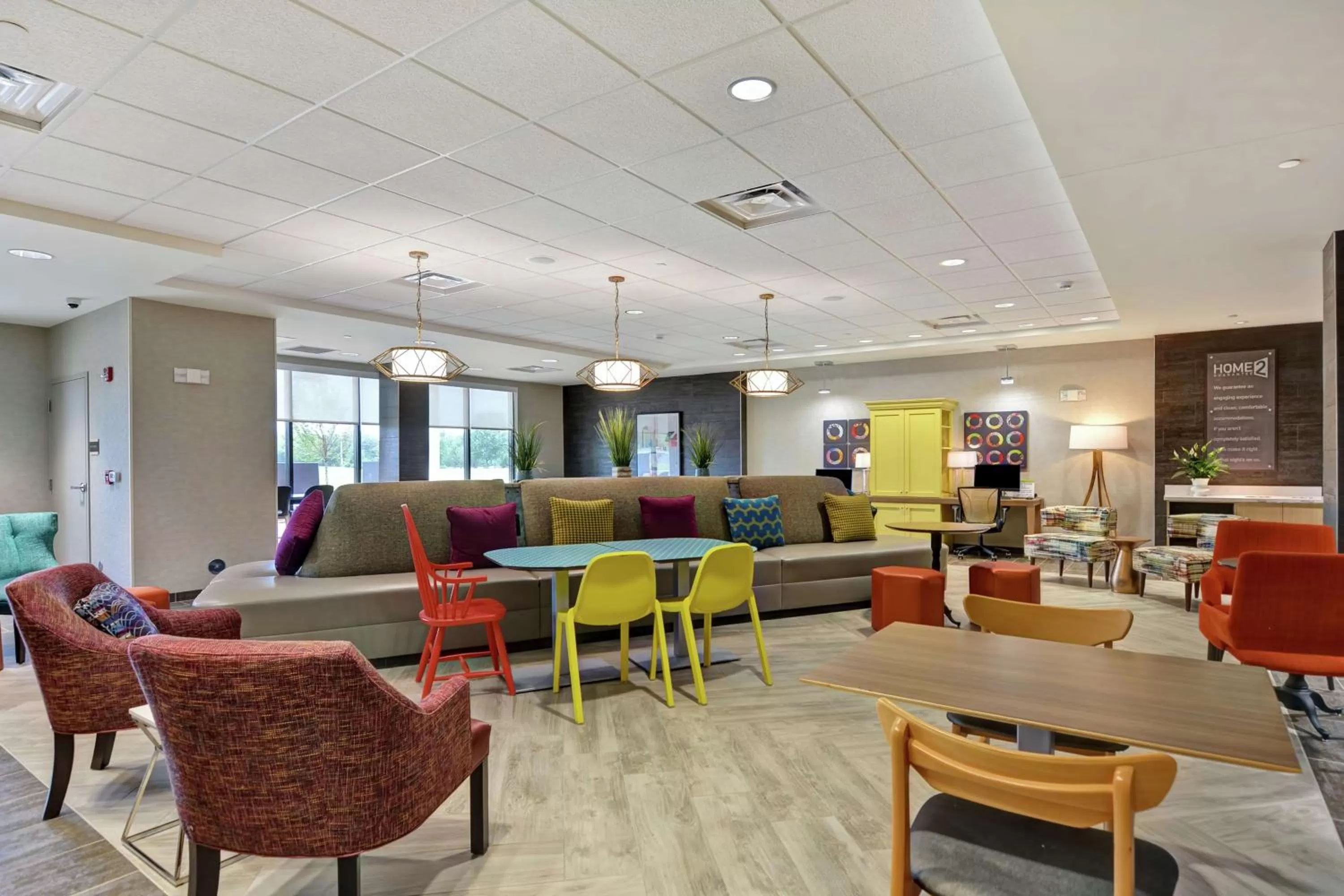 Lobby or reception in Home2 Suites By Hilton Madison Huntsville Airport