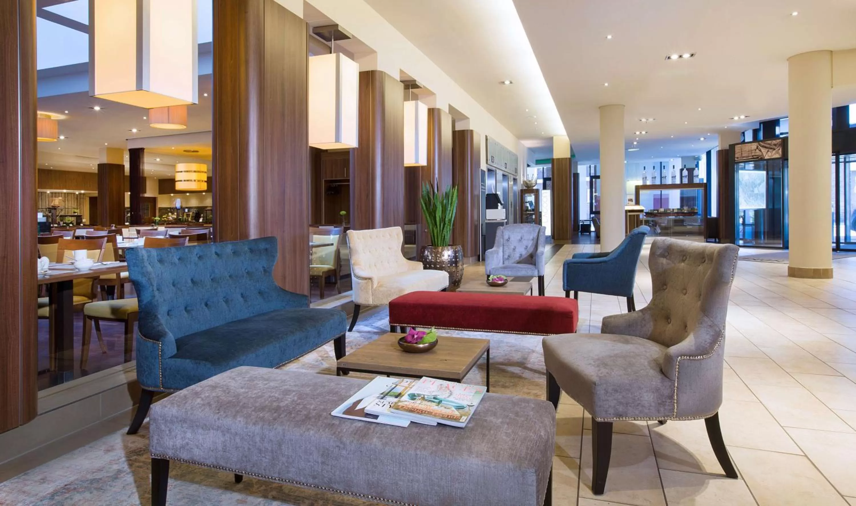 Lobby or reception in Lindner Hotel Hamburg am Michel, part of JdV by Hyatt