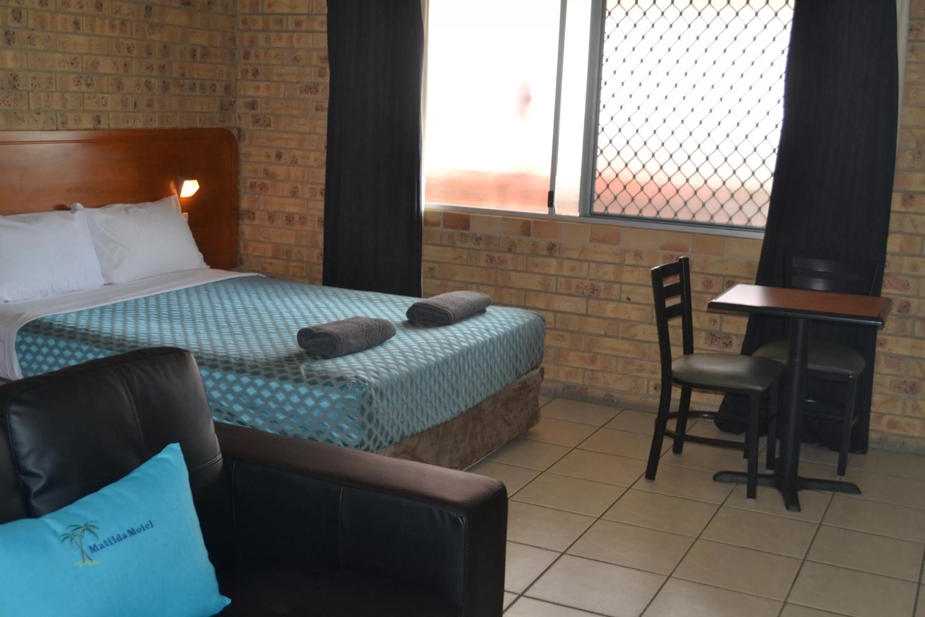 Bed in Matilda Motel