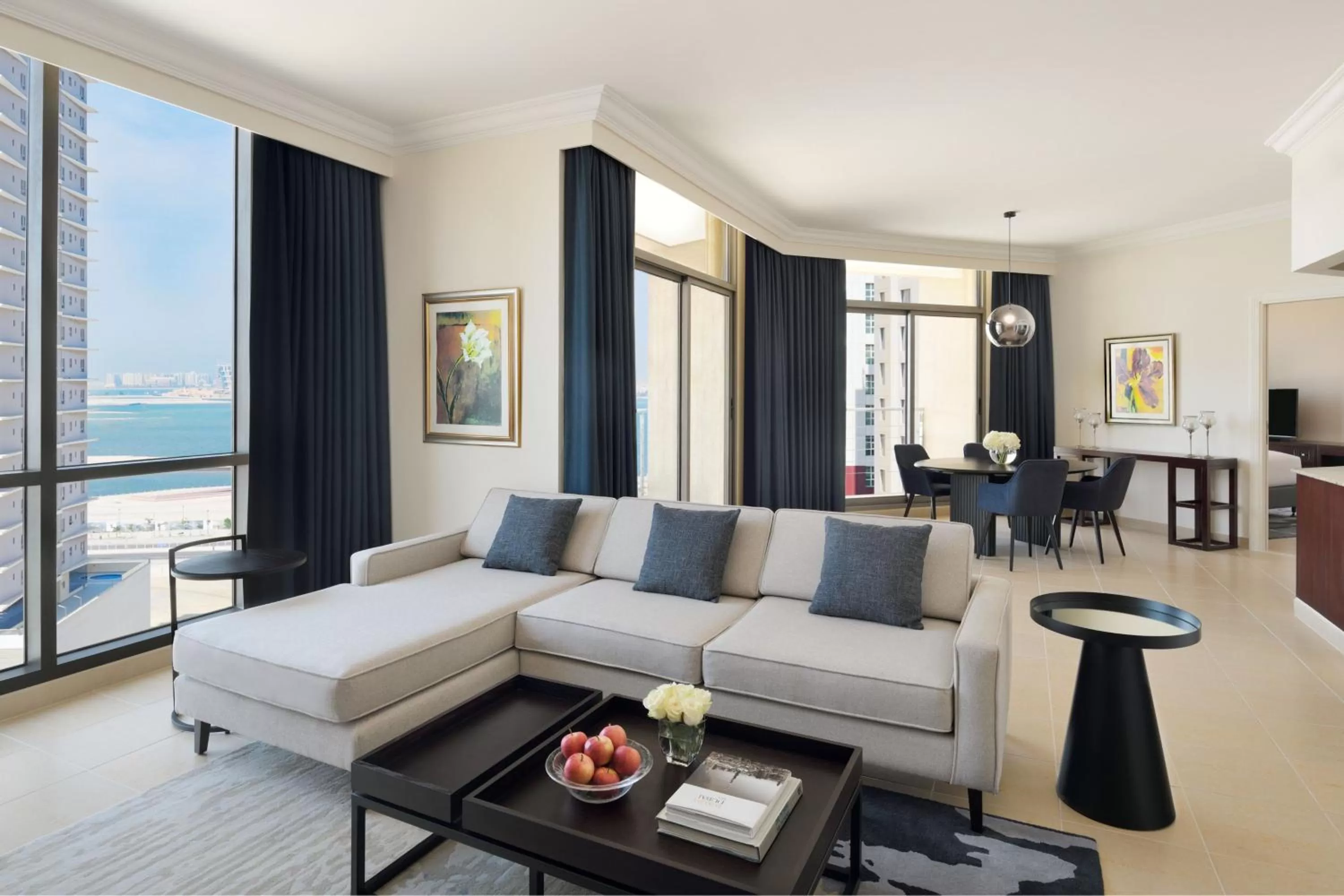 Living room in Marriott Executive Apartments Manama, Bahrain