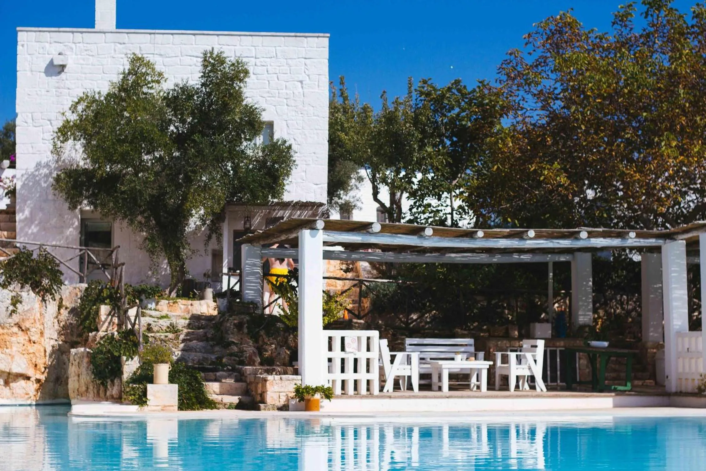 Swimming pool in Masseria Cervarolo