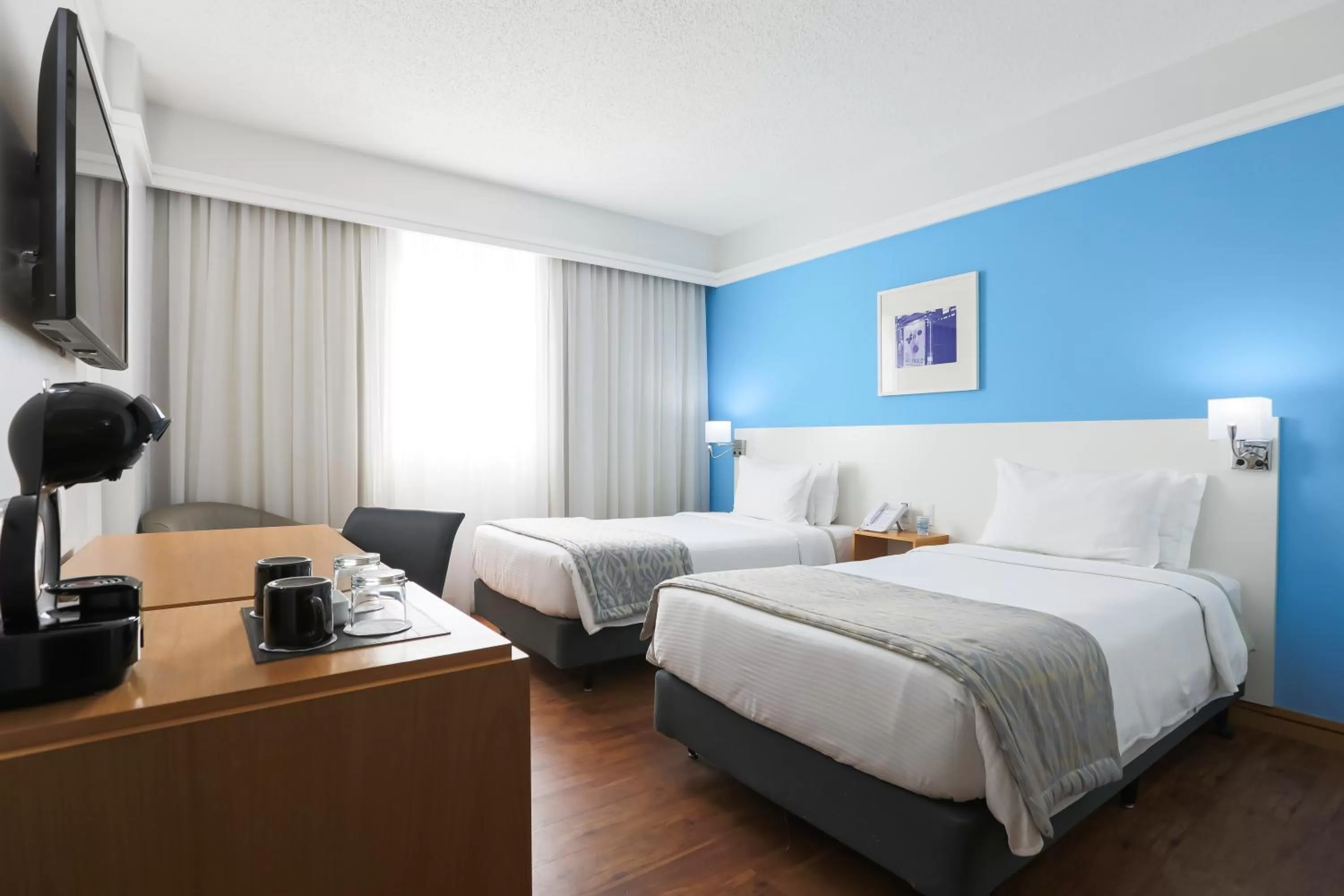 Bed in Slaviero São Paulo Downtown