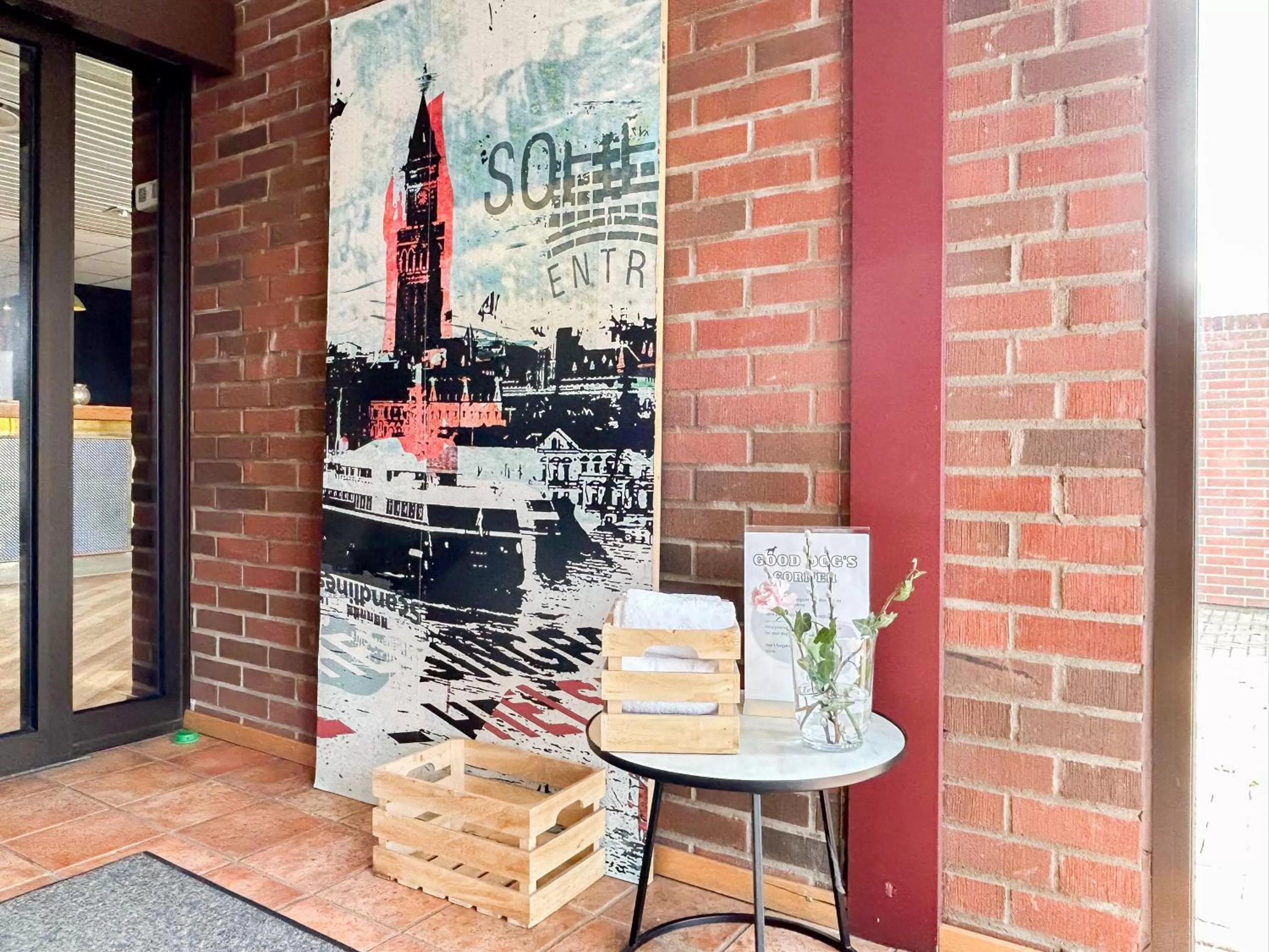 Facade/entrance in Good Morning + Helsingborg