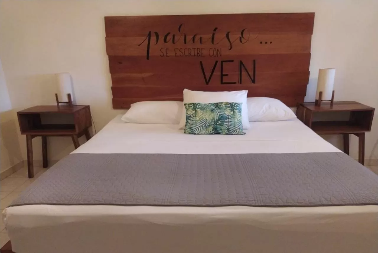 Bed in Hotel Sur Bacalar