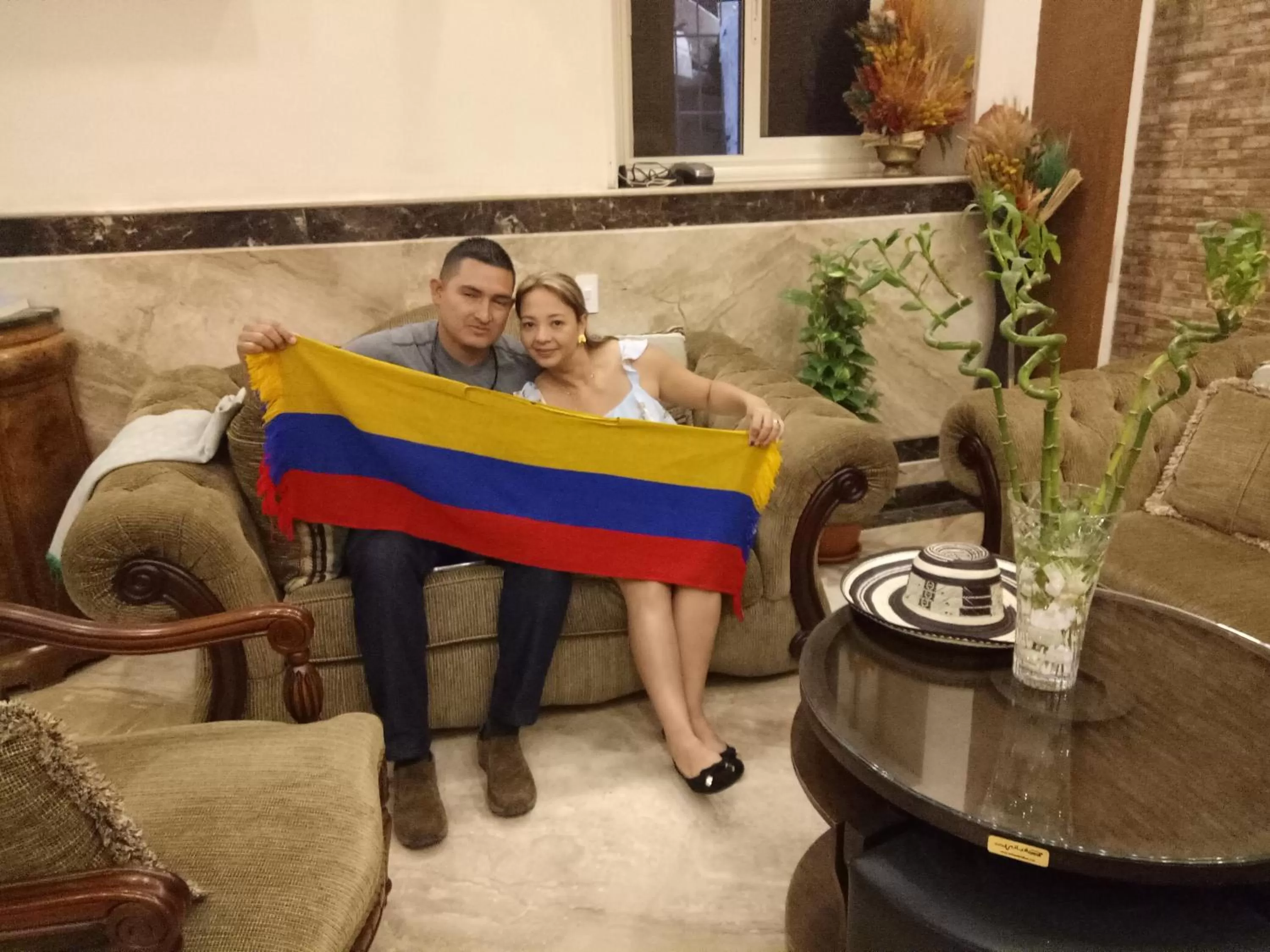 Lobby or reception in Amin Hotel