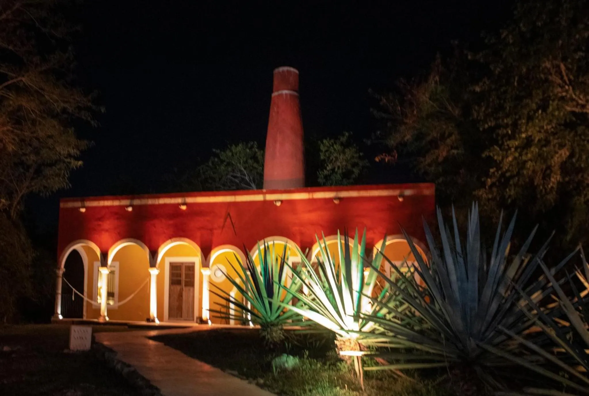 Property building in Hotel Hacienda Ticum