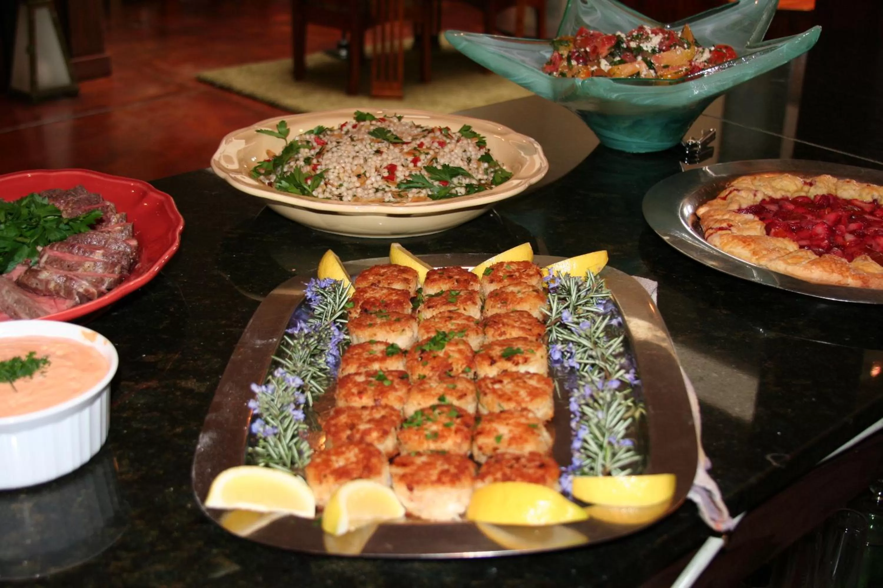 Food in Brewery Gulch Inn & Spa