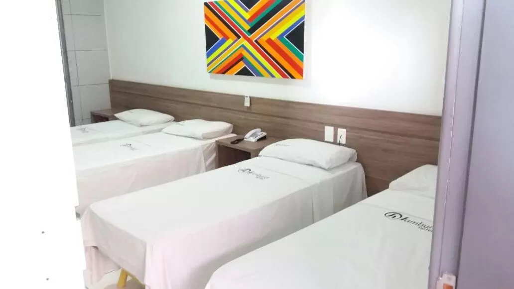 Bed in Sambura Hotel