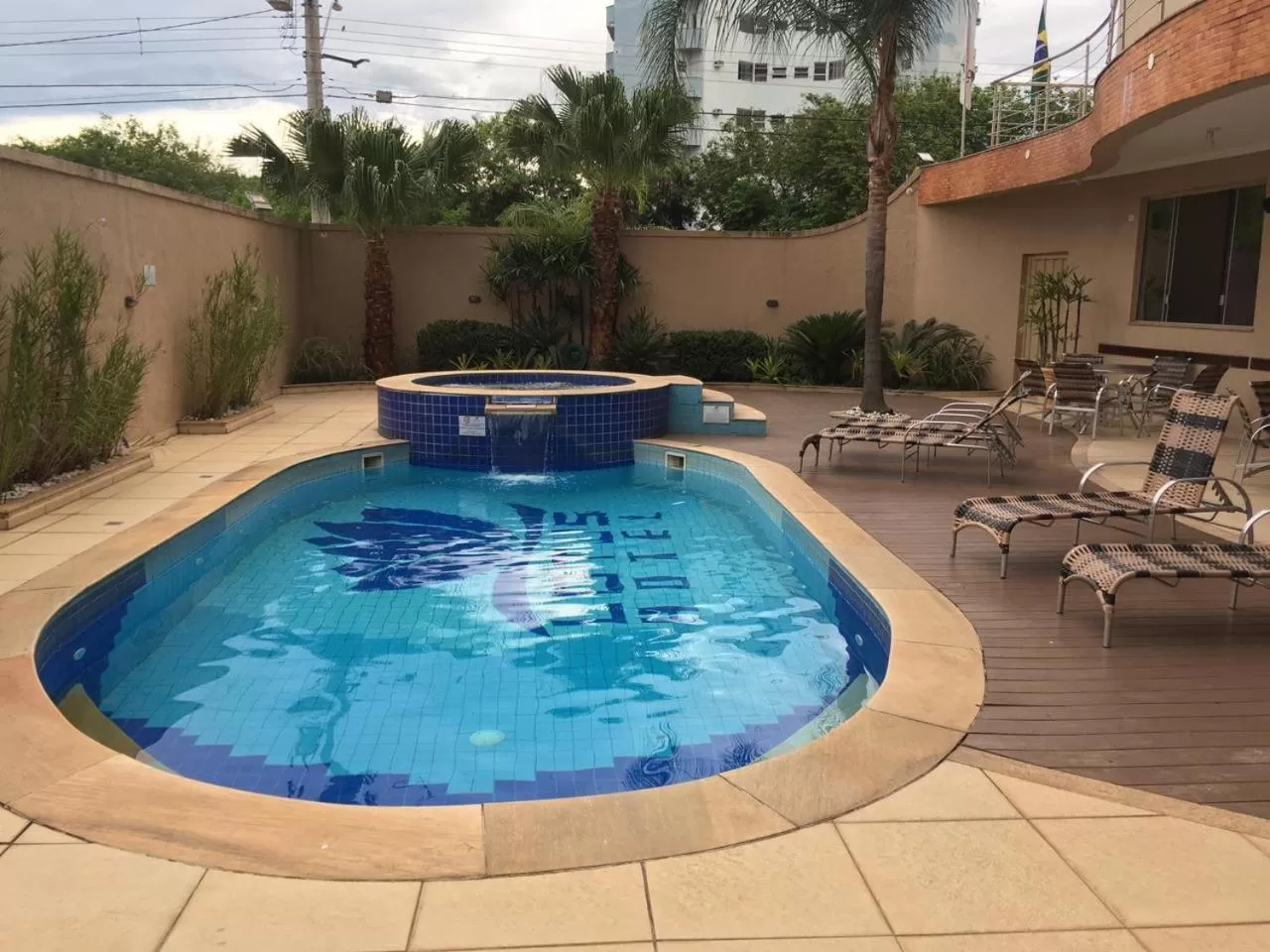 Pool view, Swimming Pool in Lotus Hotel - à 6 km do Santuário de Aparecida-SP