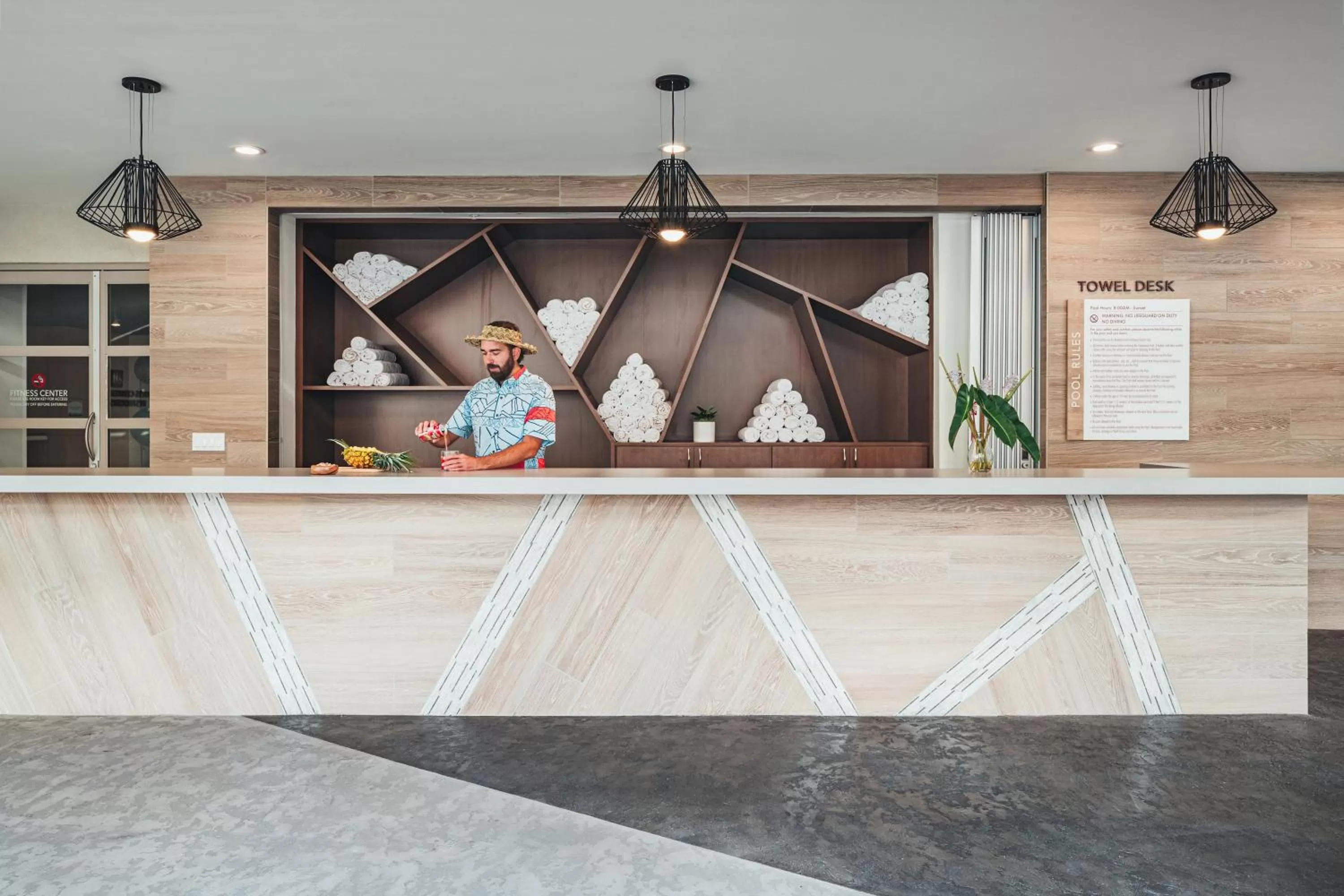 Swimming pool in Ala Moana Honolulu by Mantra