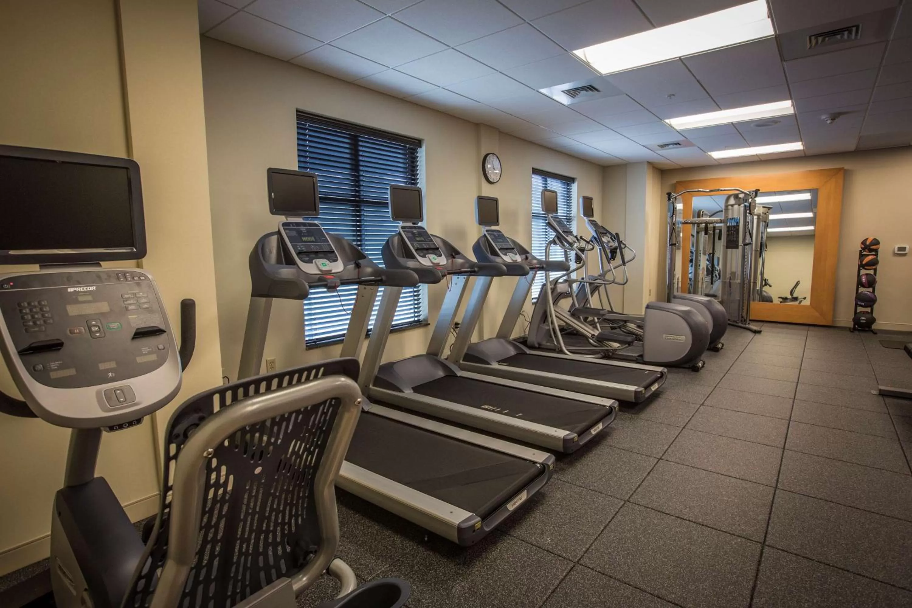 Fitness centre/facilities in Homewood Suites by Hilton Charlotte Ballantyne, NC