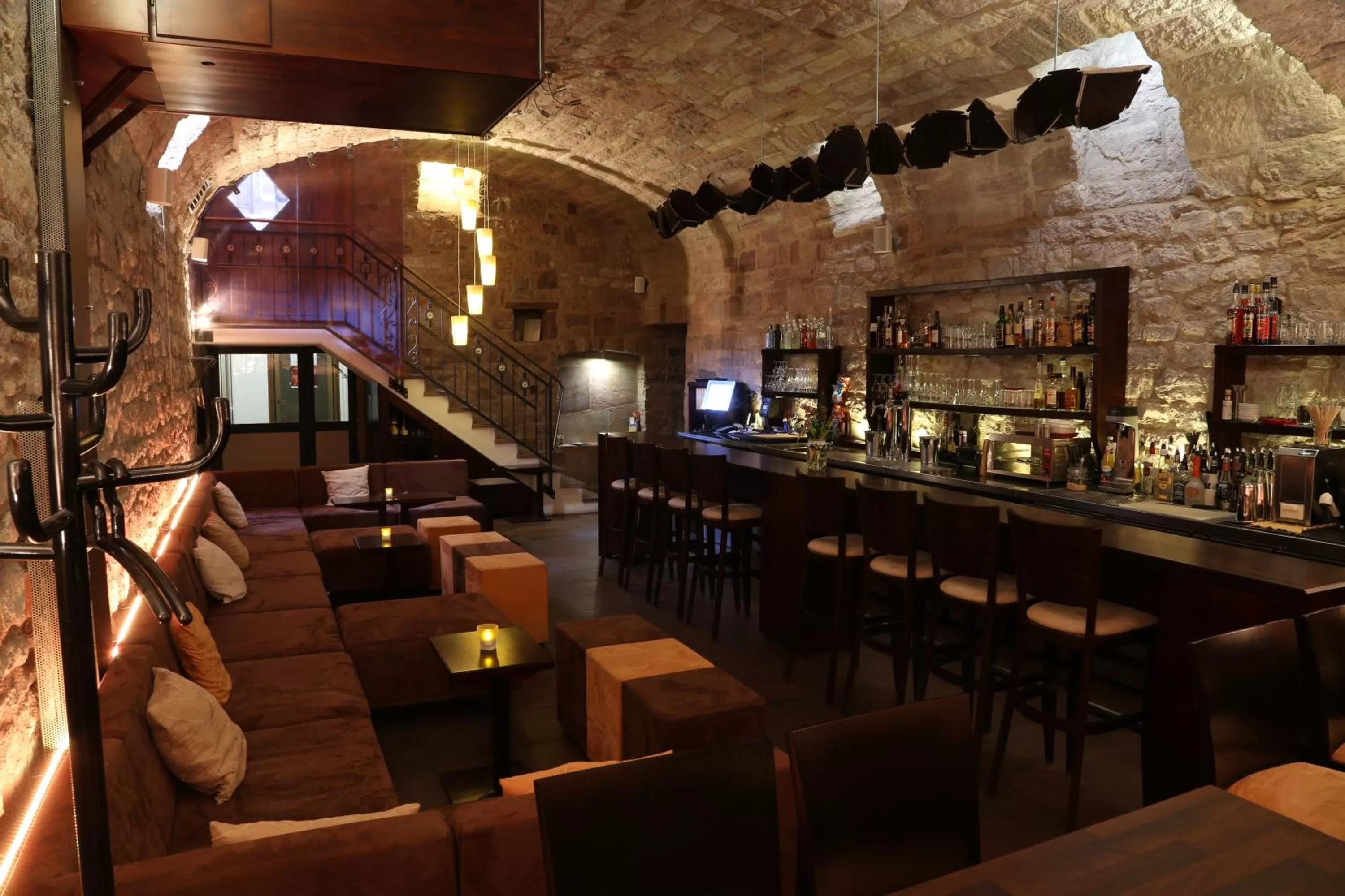 Lounge or bar, Restaurant/Places to Eat in Hotel Deutsches Haus