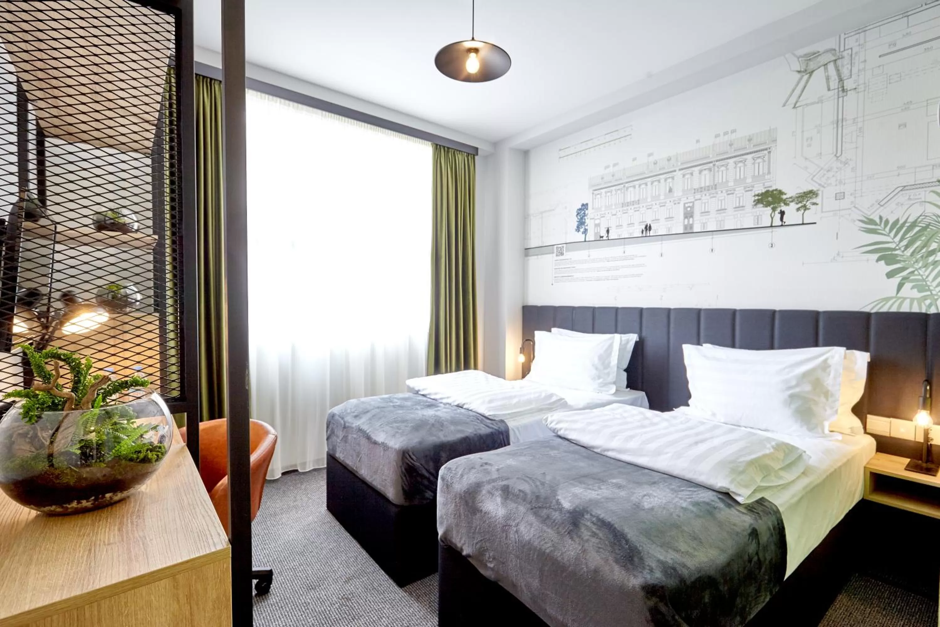 Photo of the whole room, Bed in Graphica Tbilisi Hotel