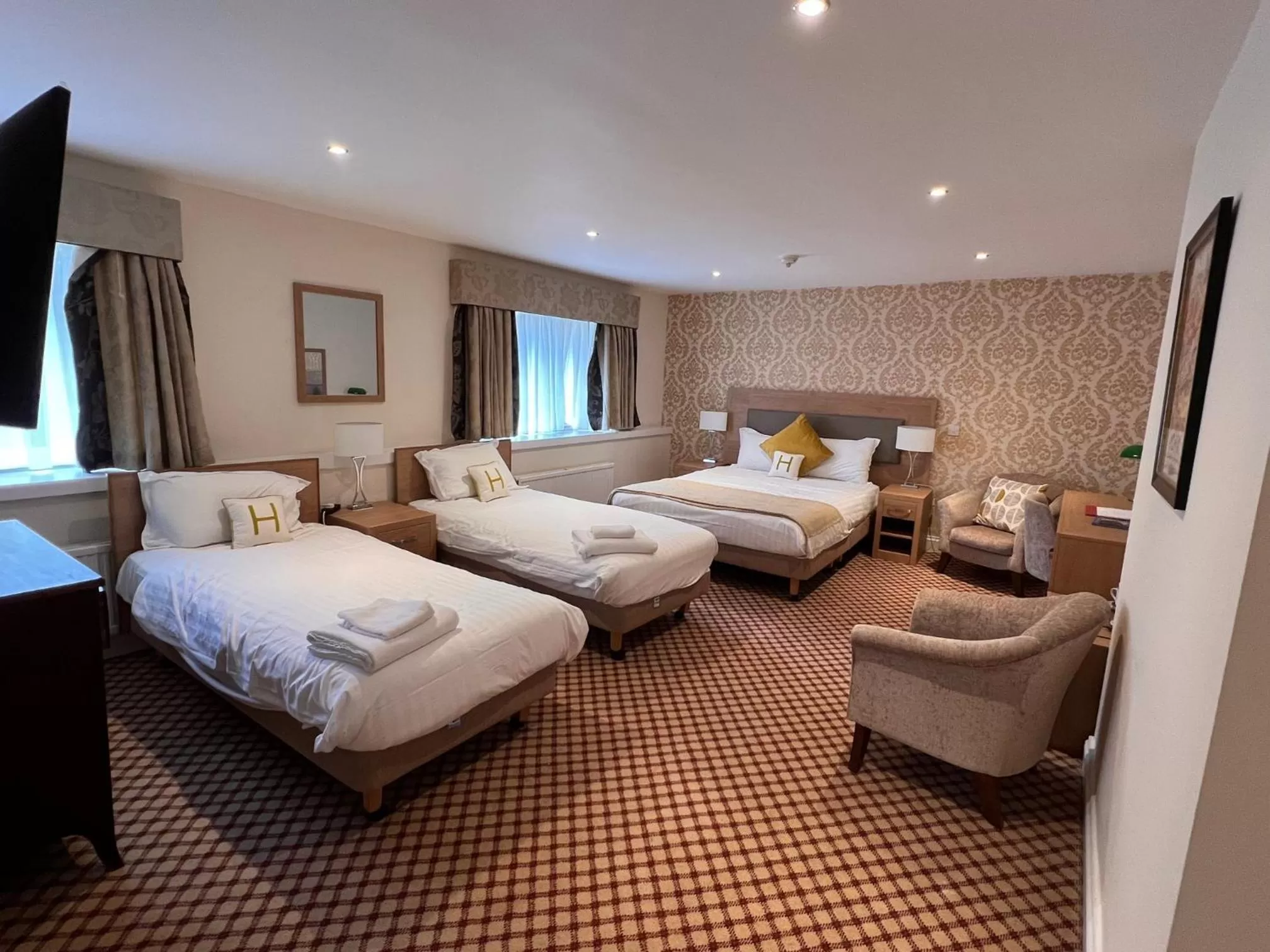 Bed in Haley's Hotel