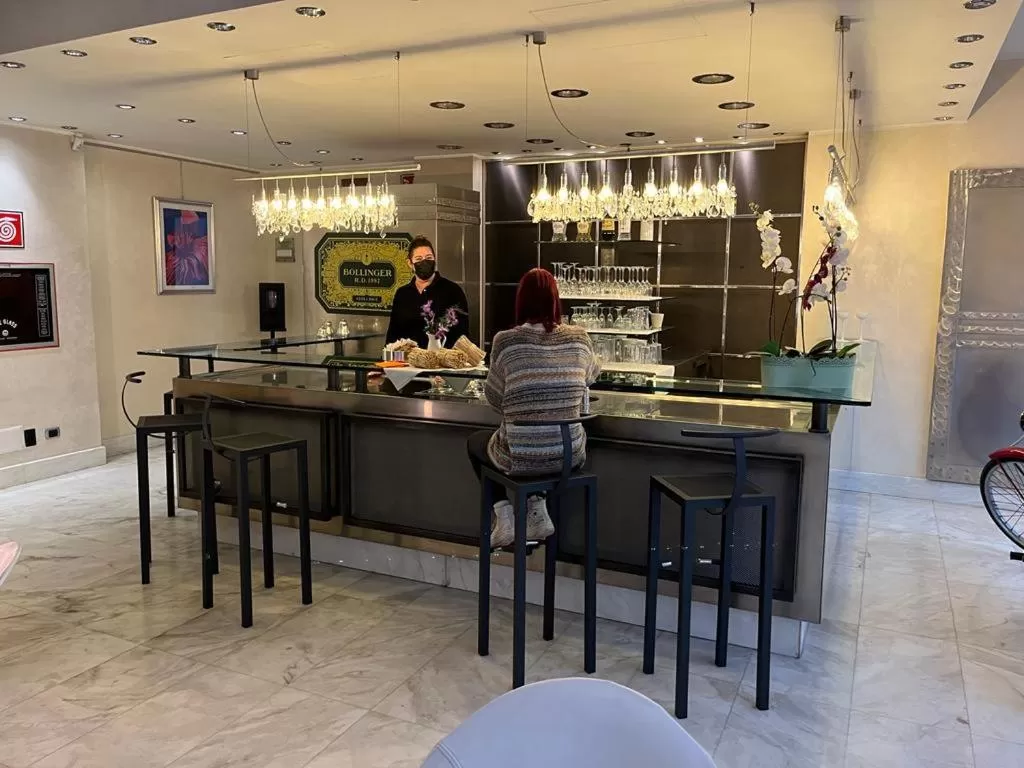 Lounge or bar in Hotel Sporting Brugherio