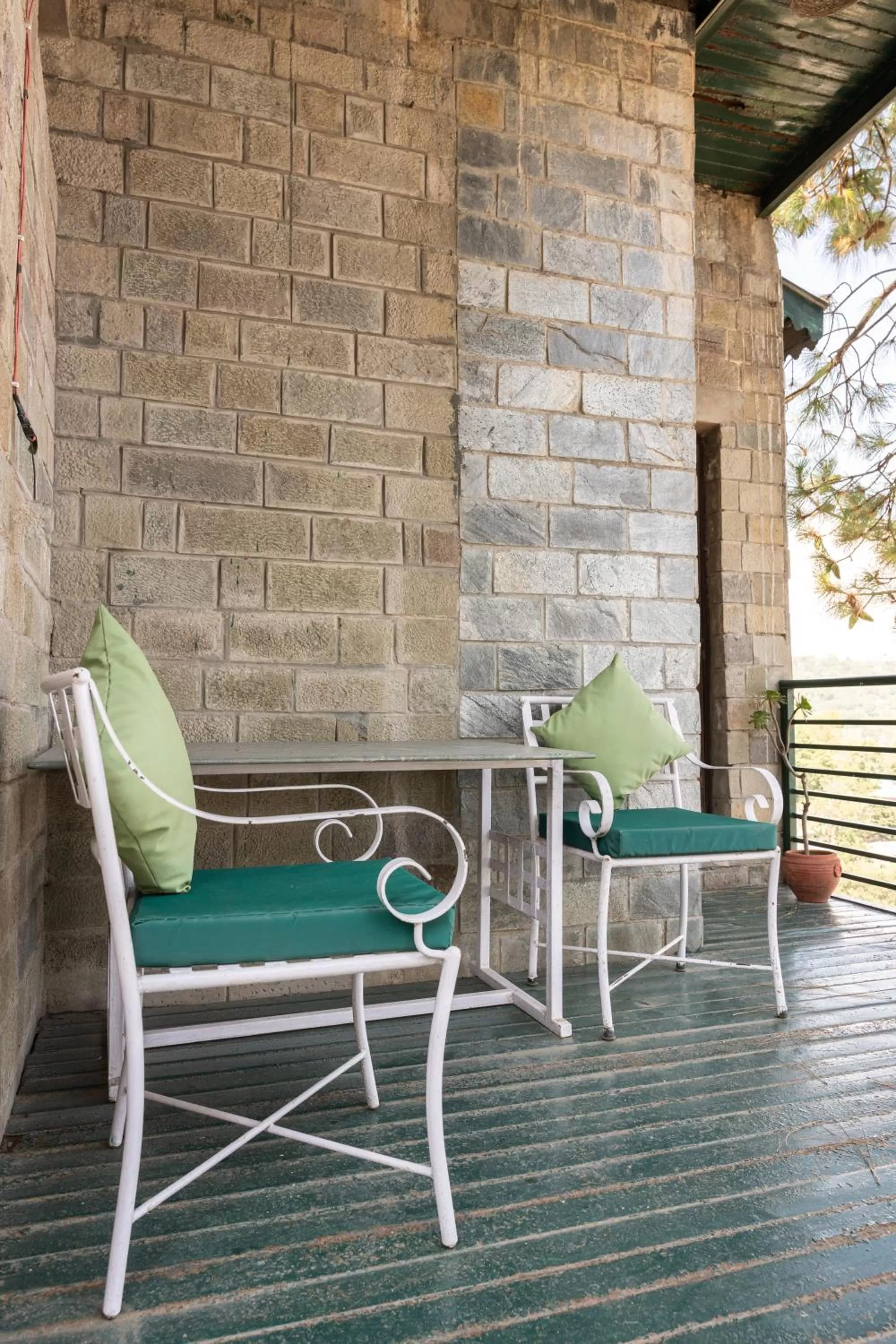 Balcony/Terrace in Hotel Kasauli Regency Stags Not Allowed