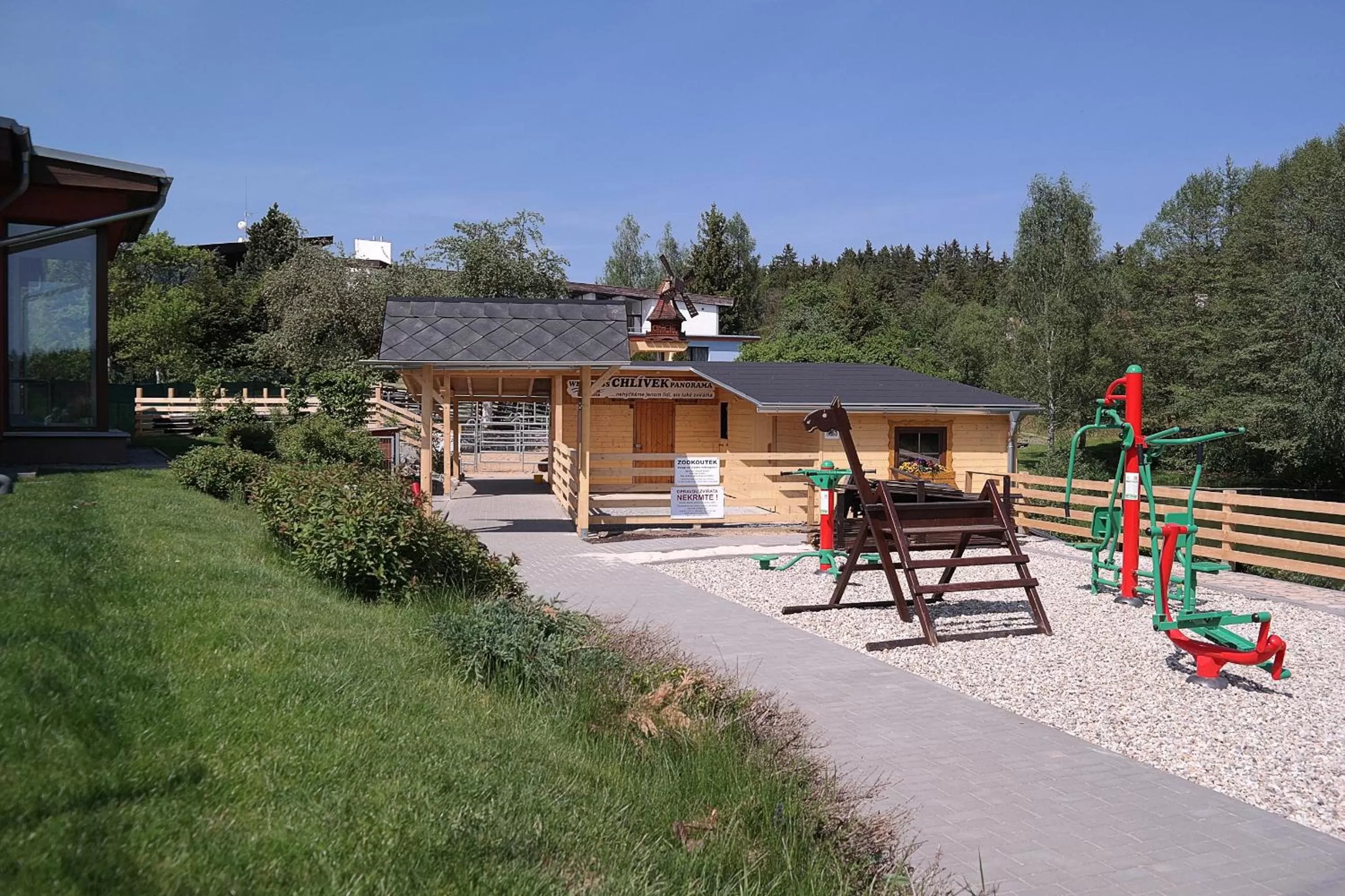Children play ground, Children's Play Area in OREA Resort Panorama Moravský kras