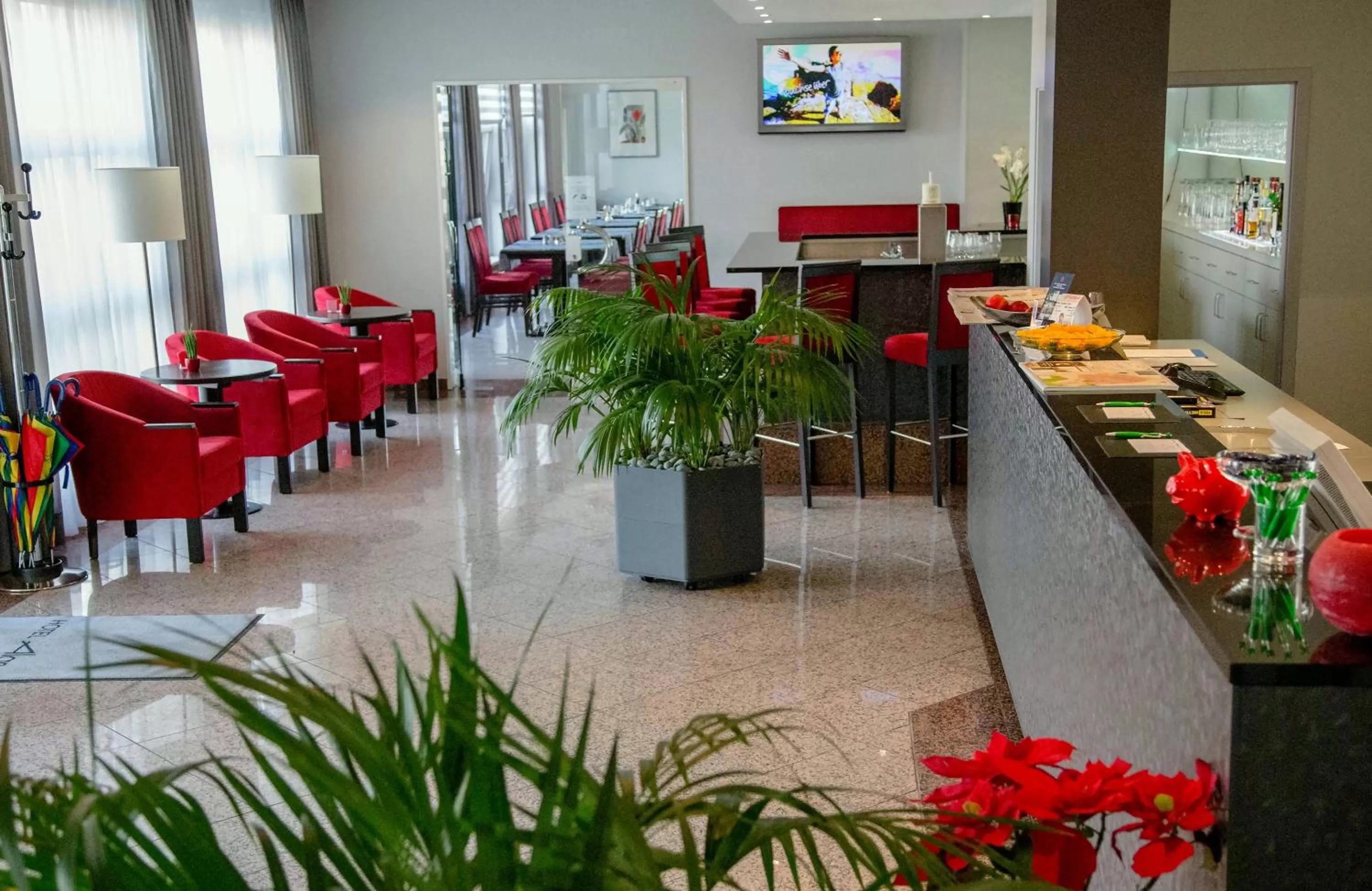 Lobby or reception in Hotel Alarun