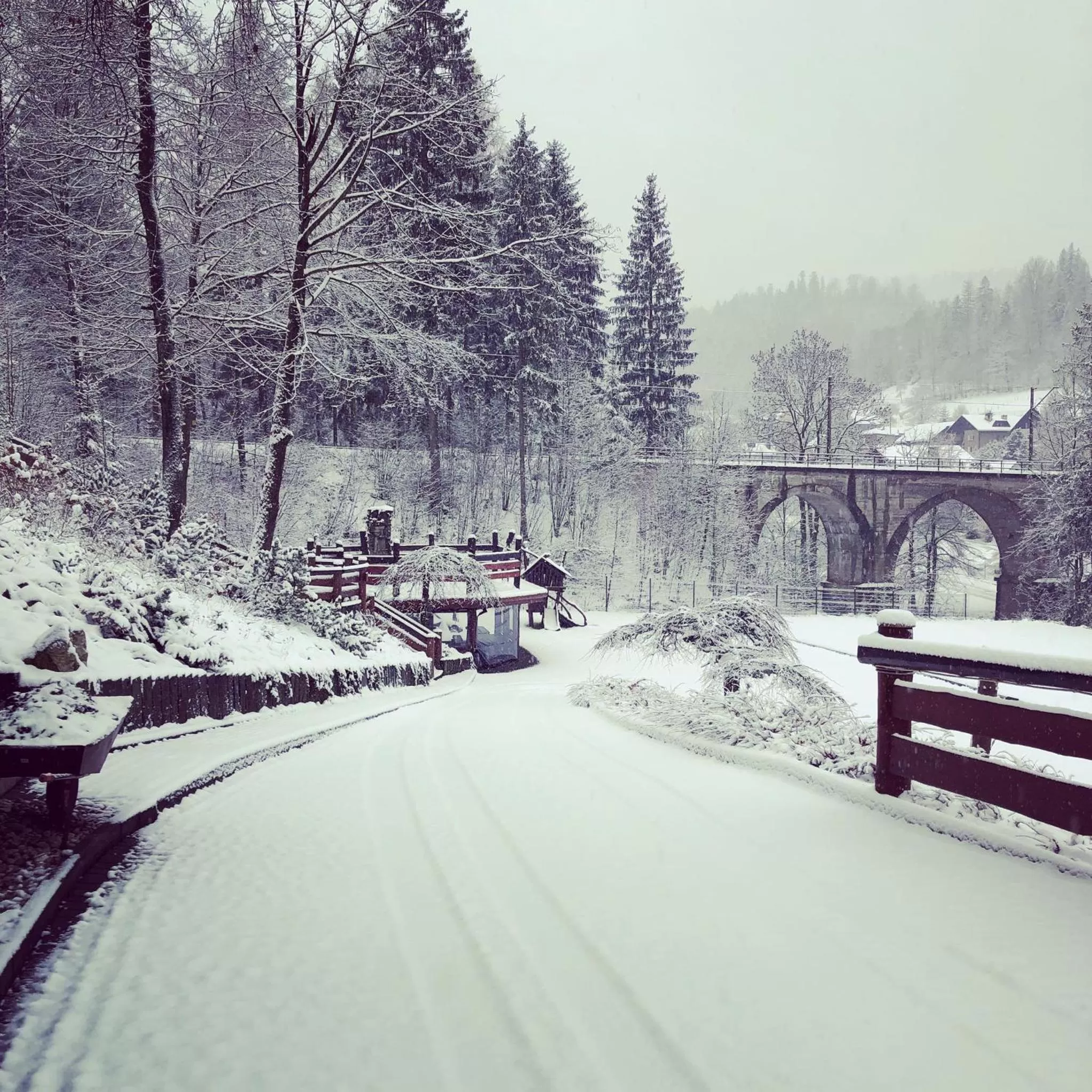 Neighbourhood, Winter in Centrum Green Hill Business & SPA