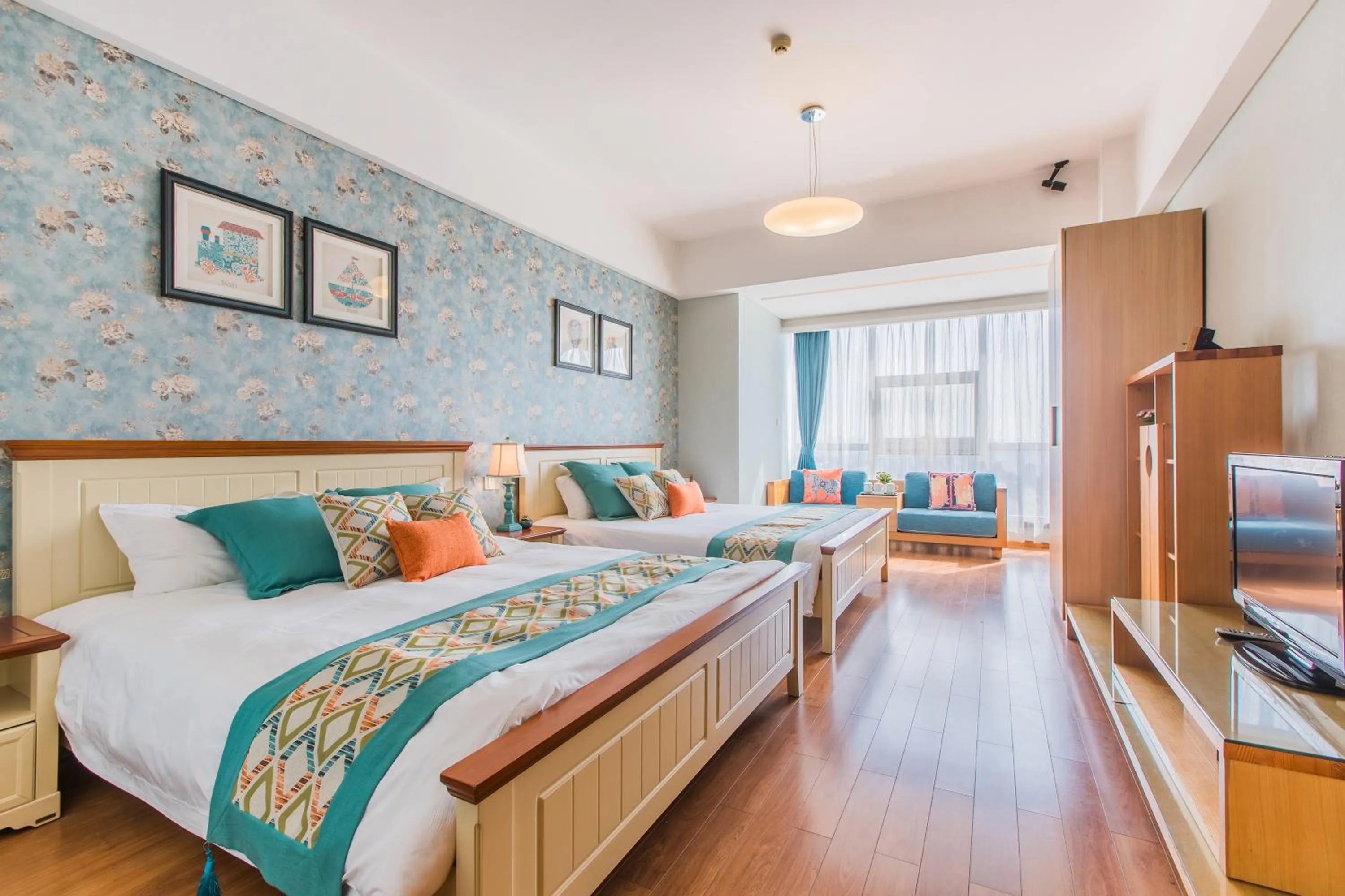 Bed in Westlake 7 Service Apartment