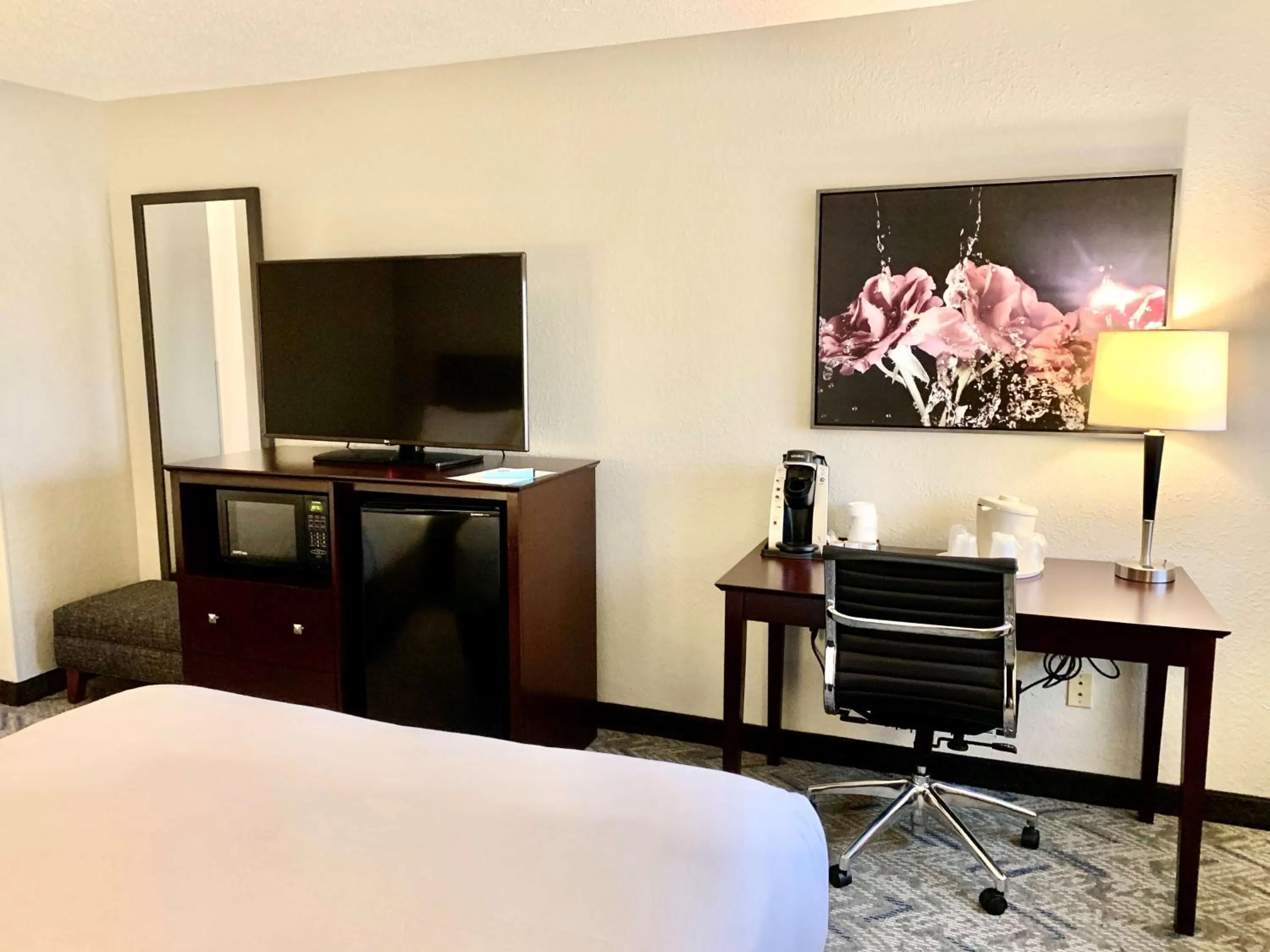 Photo of the whole room, TV/Entertainment Center in Best Western Oswego Hotel