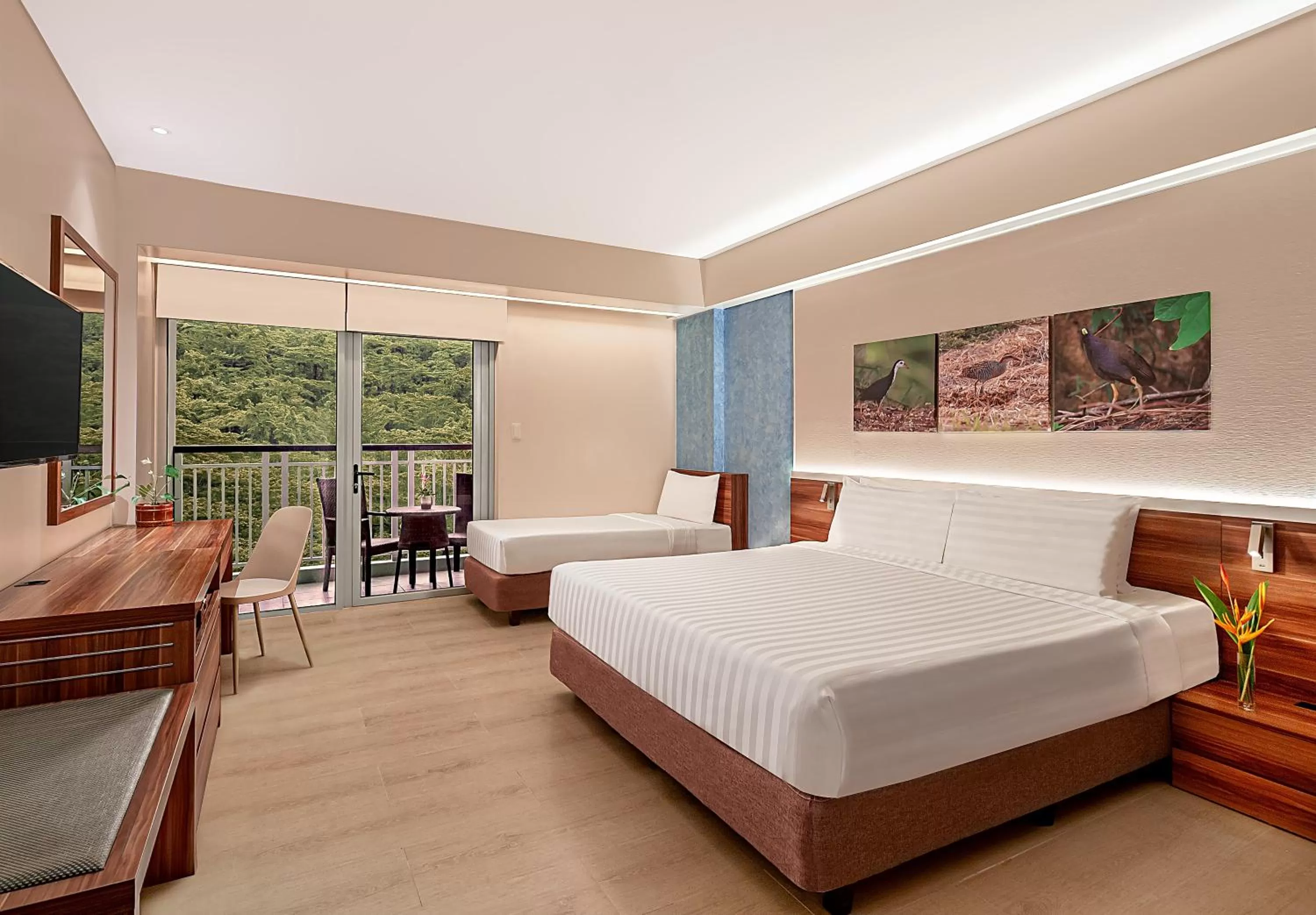 Bed in Pico Sands Hotel