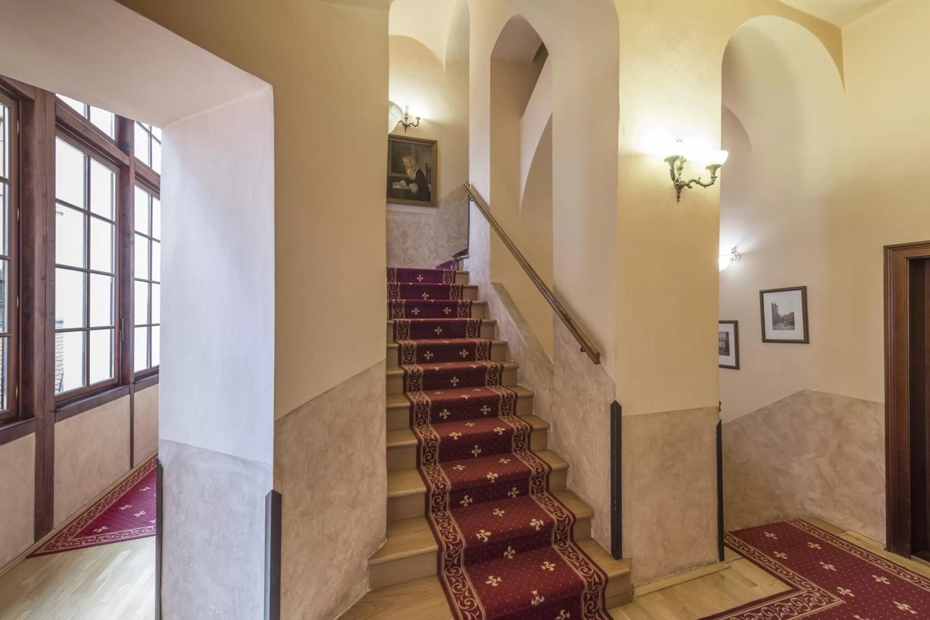 Decorative detail in Hotel Cerny Slon