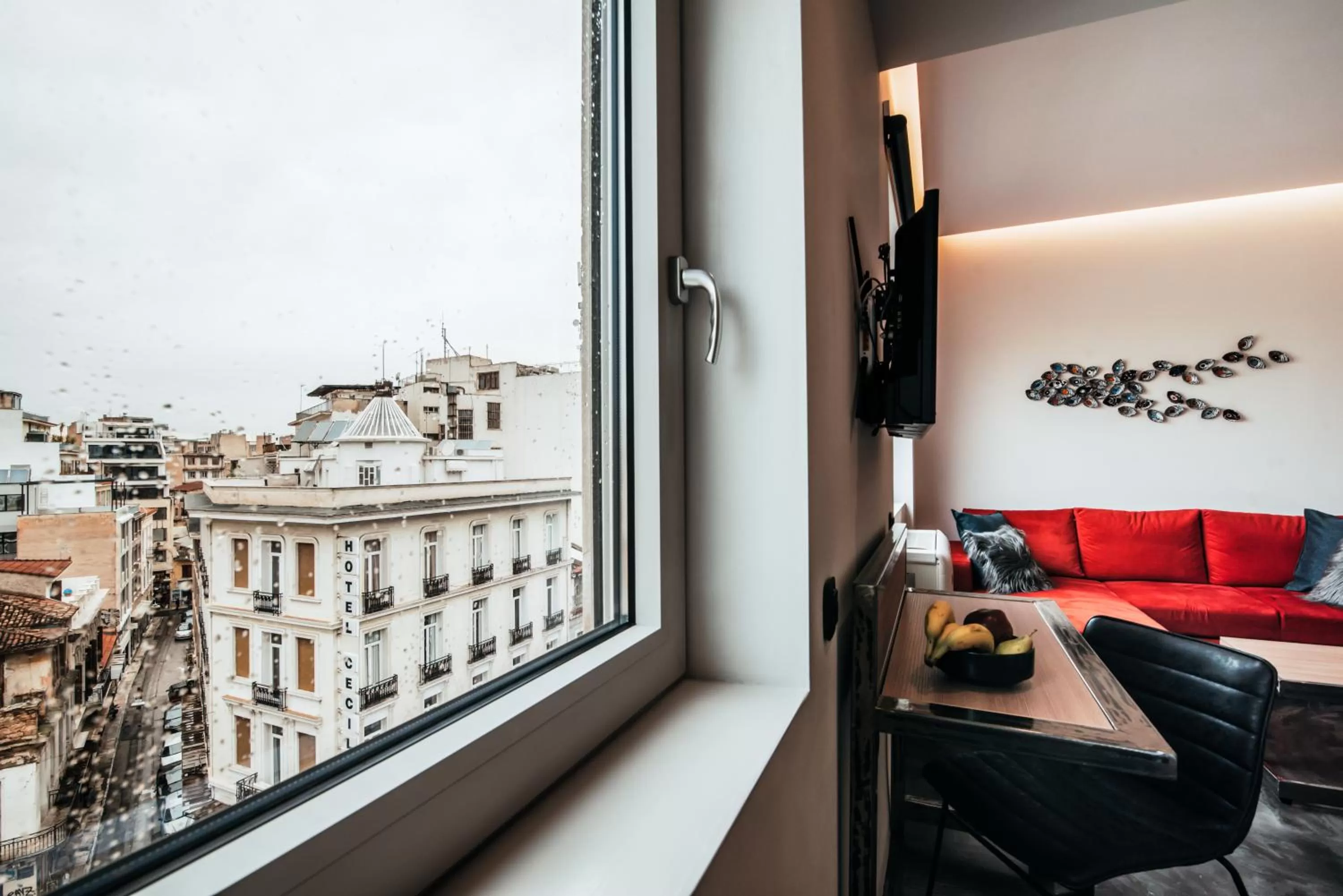 City view in AthinA STREETAPARTMENTS