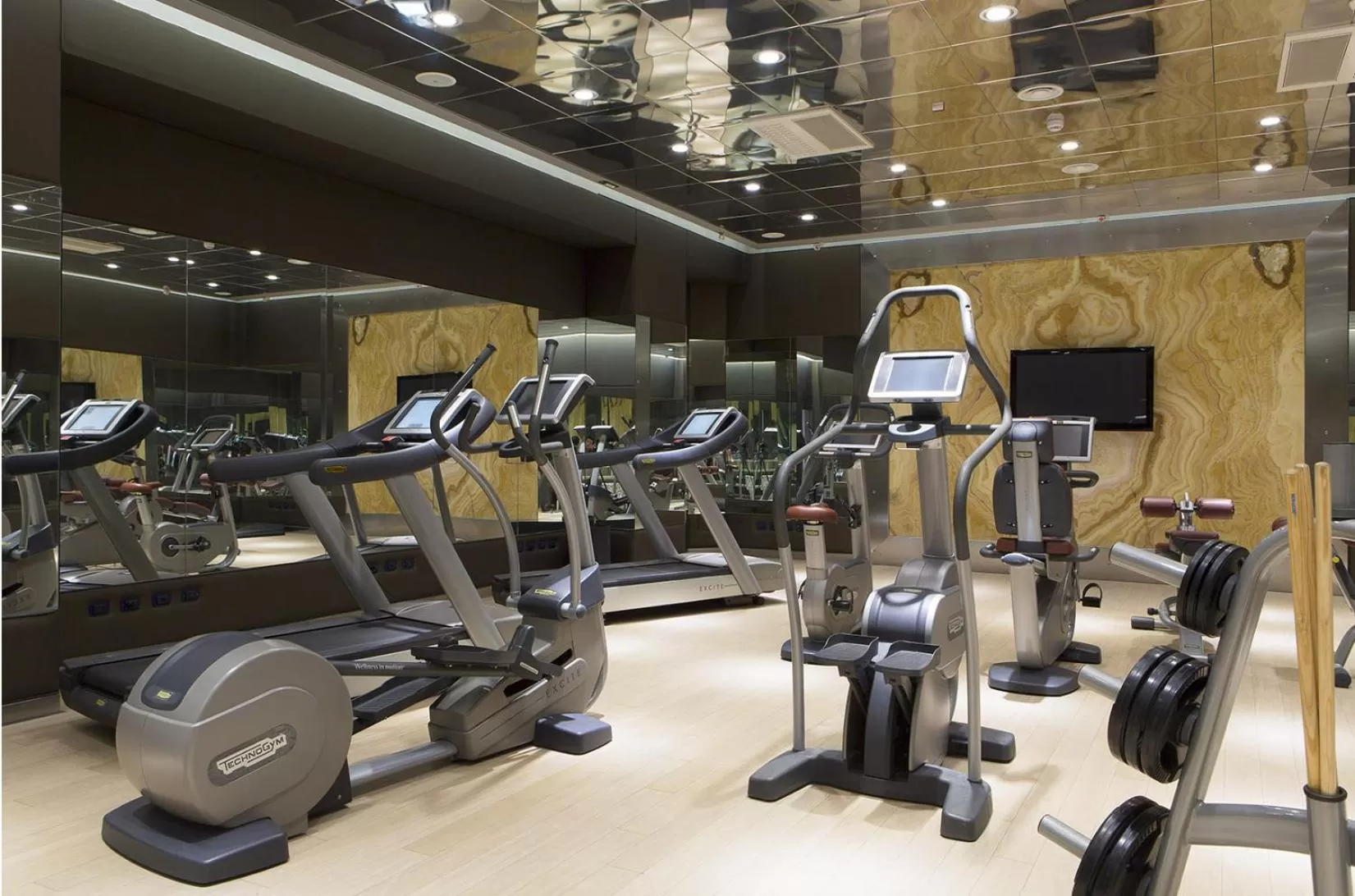 Fitness centre/facilities in Grand Hotel Vanvitelli