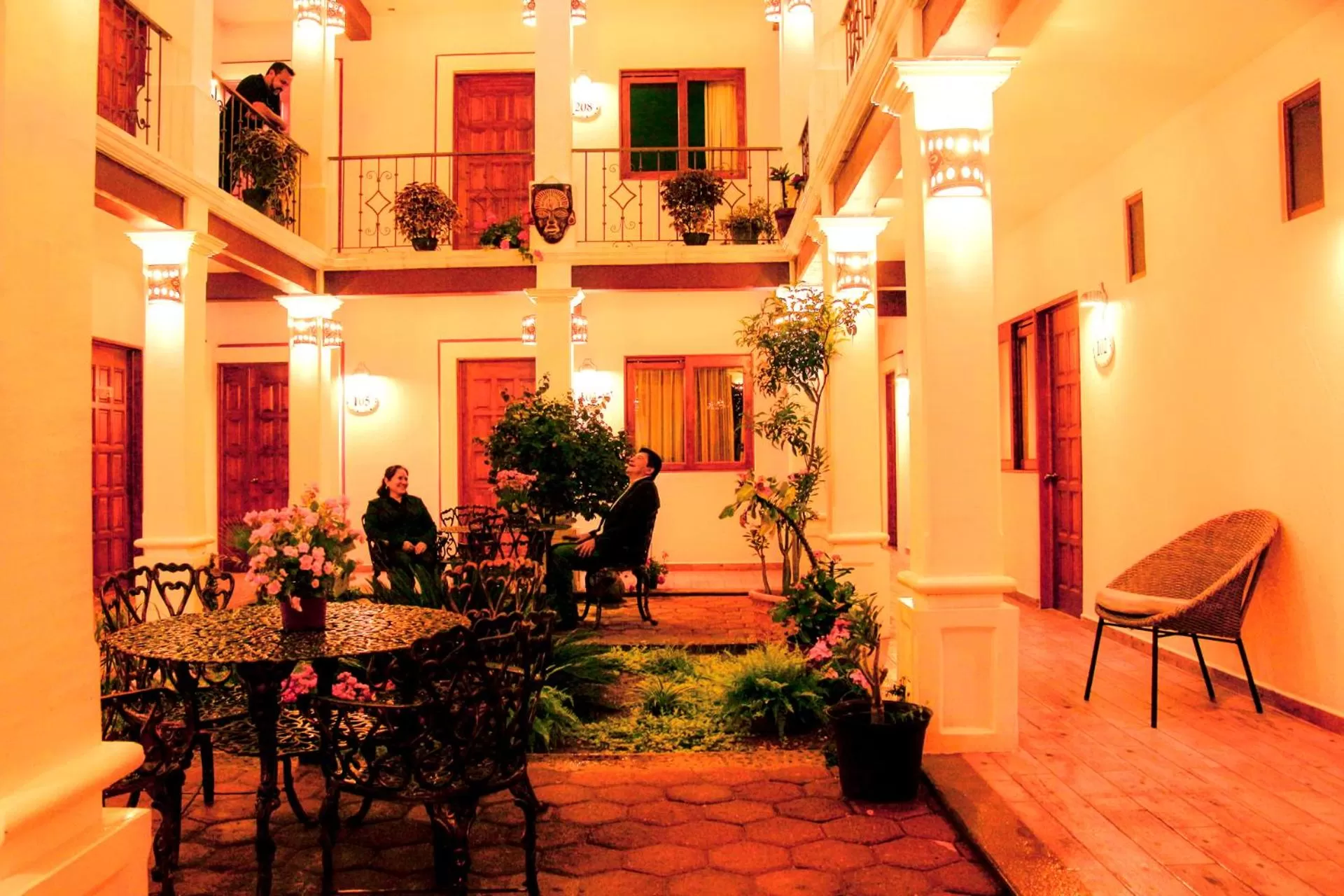 Patio in Hotel Danibaan