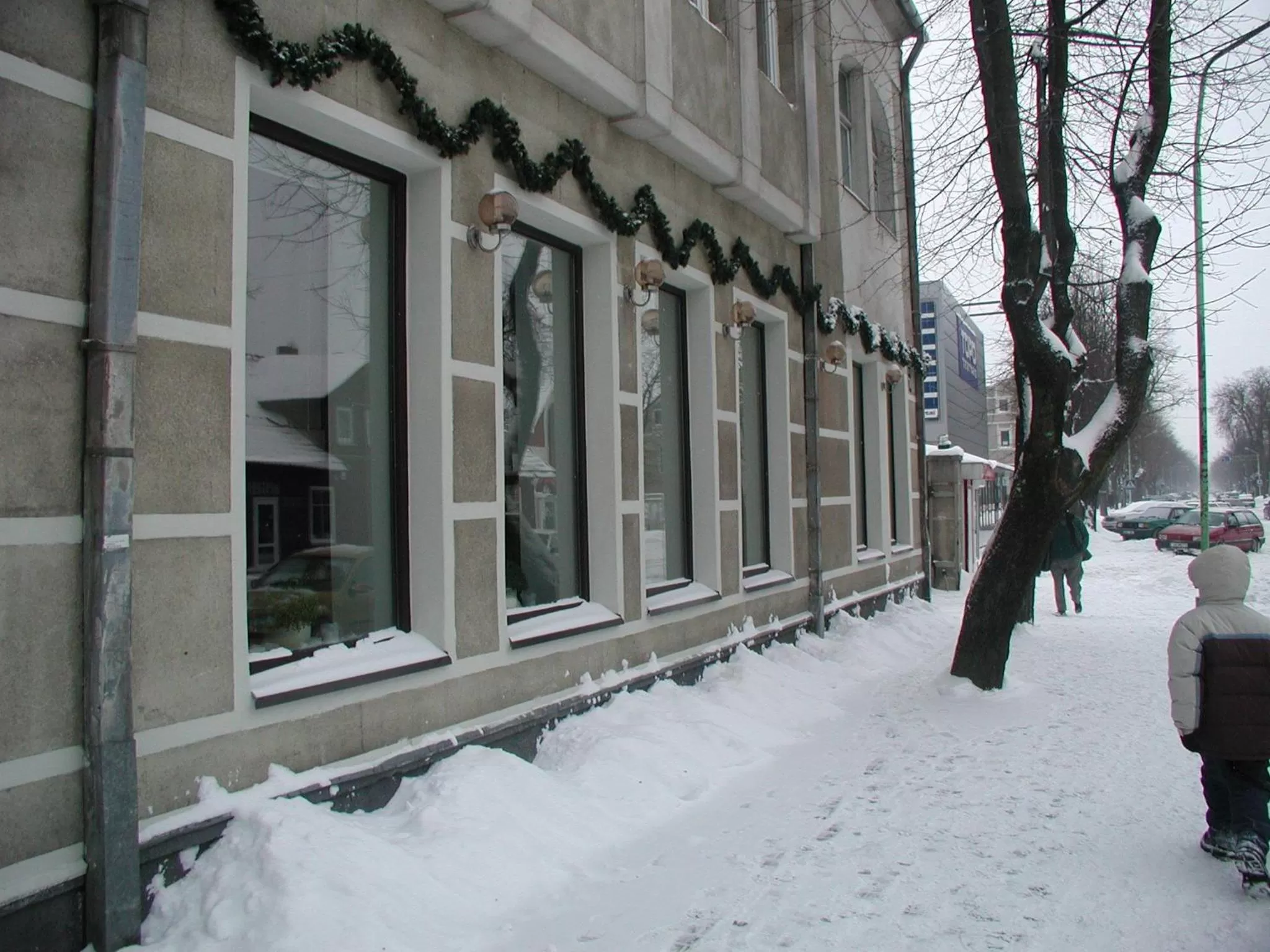 Facade/entrance, Winter in Deims Hotel