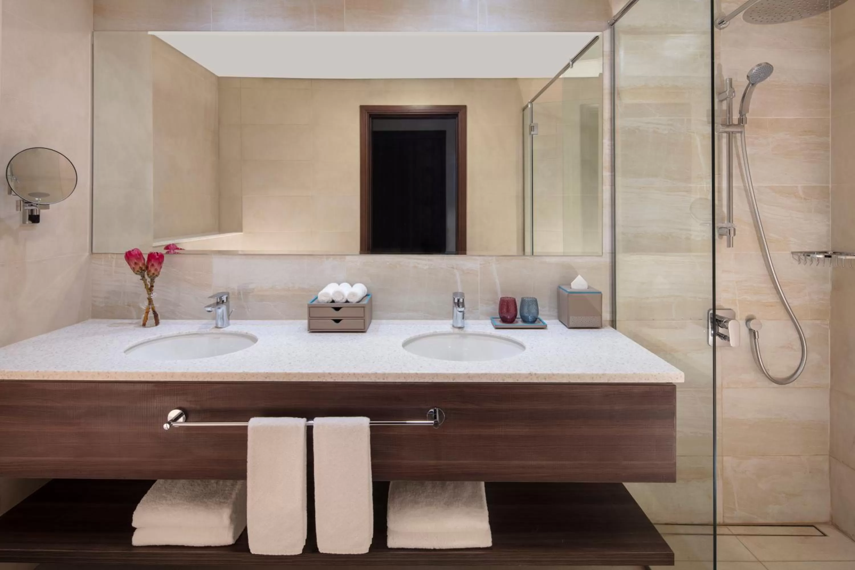 Shower in Avani Plus Palm View Dubai Hotel & Suites