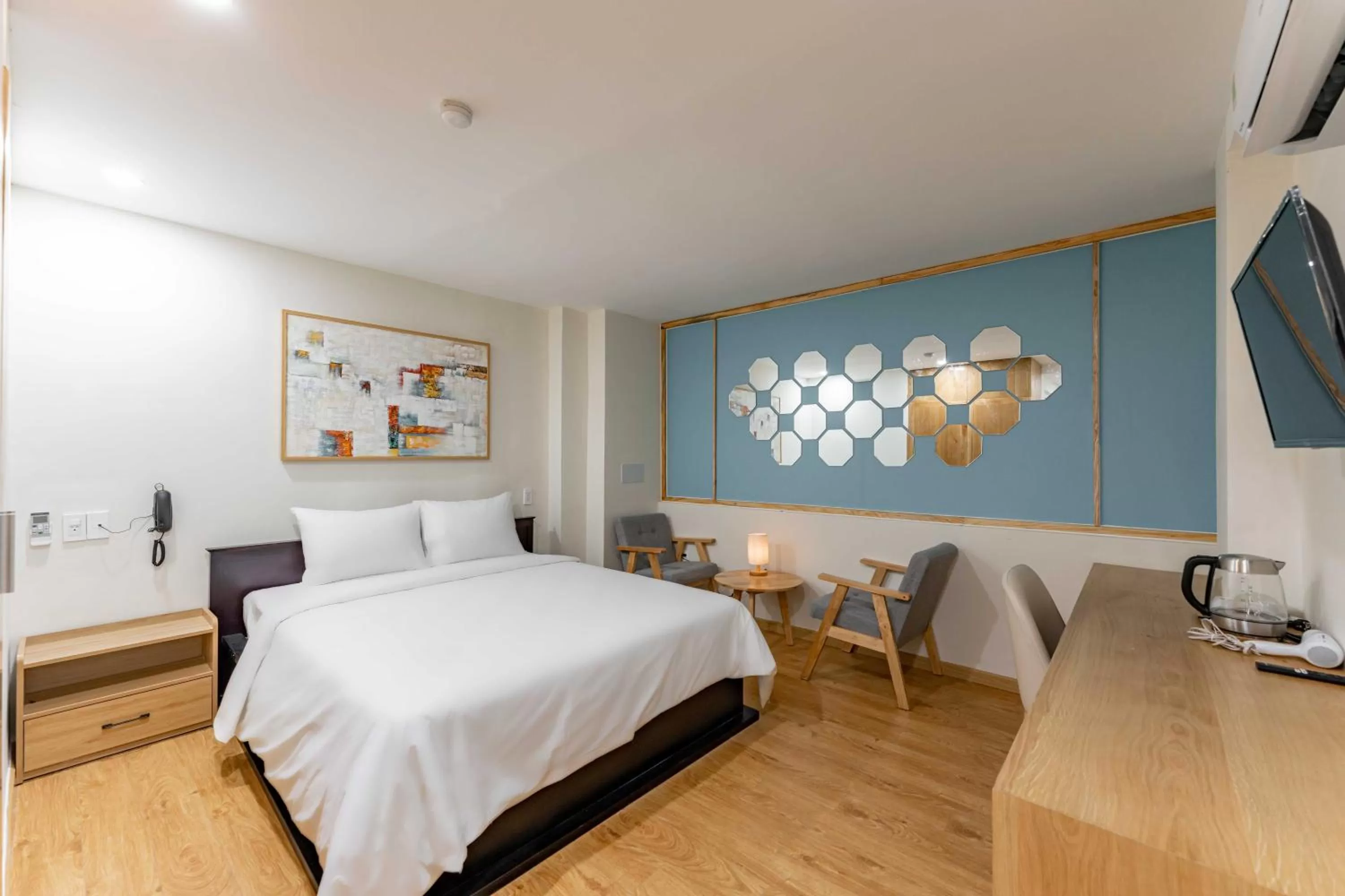 Bed in Edoya hotel Dong Khoi