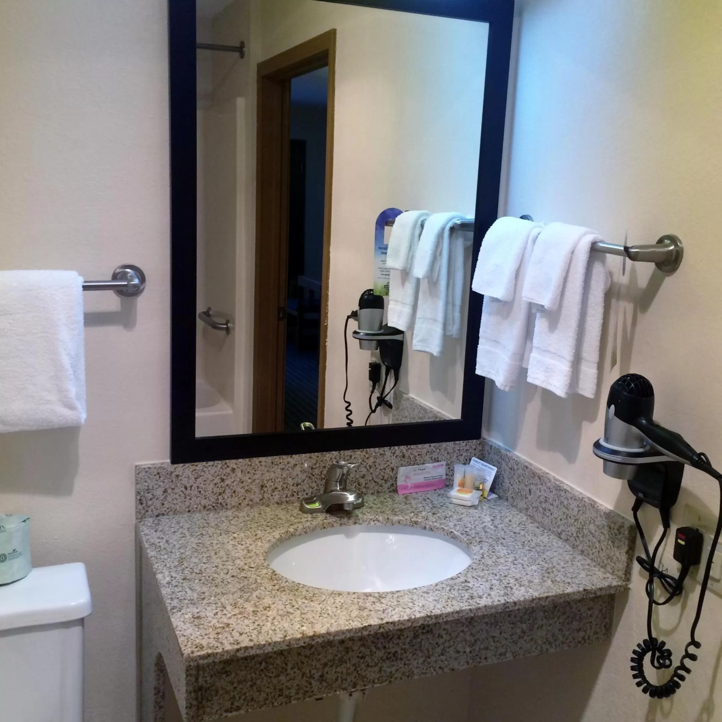 Bathroom in Days Inn by Wyndham Charleston