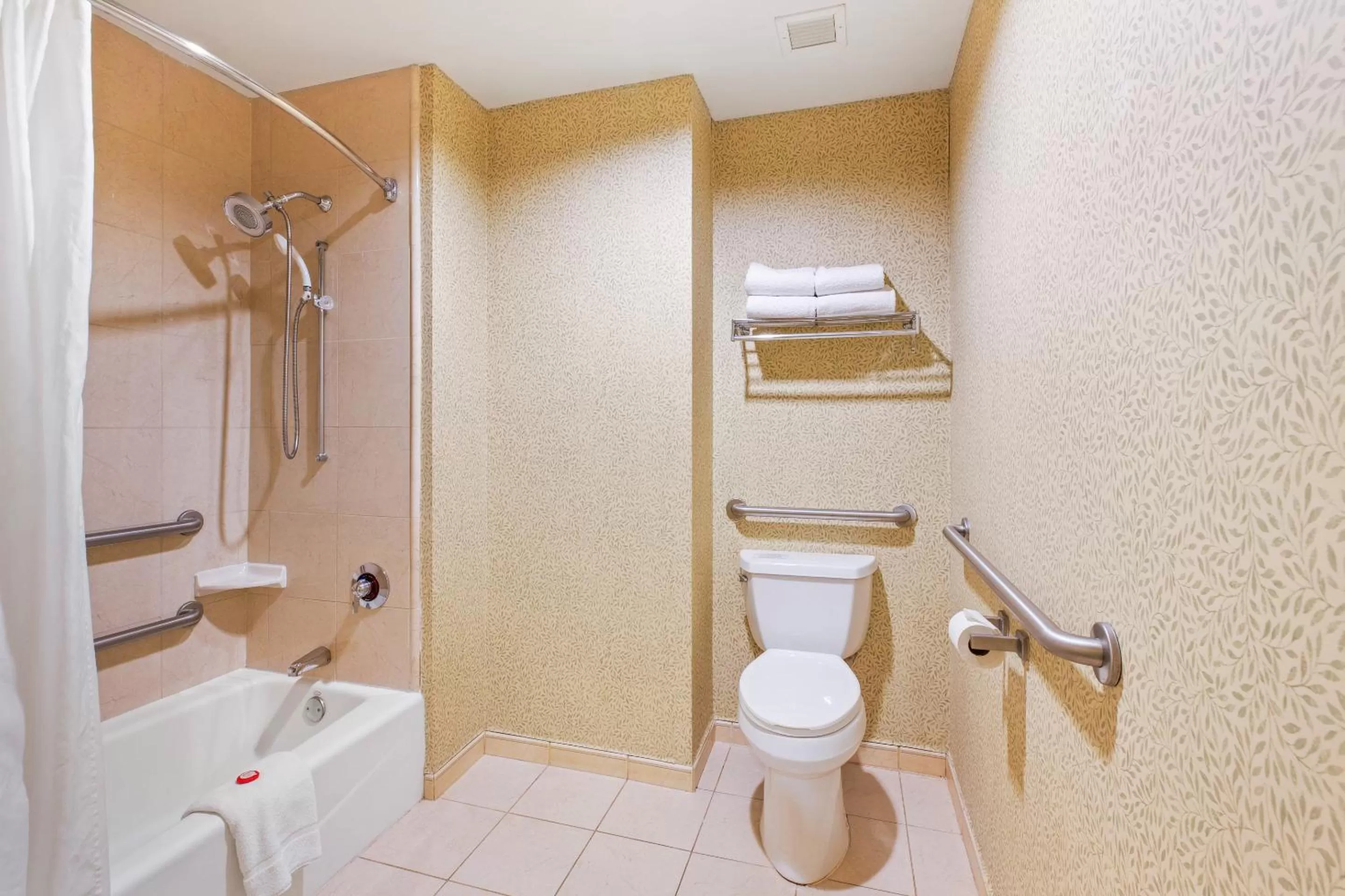 Bathroom in OYO Hotel St Louis Downtown City Center MO