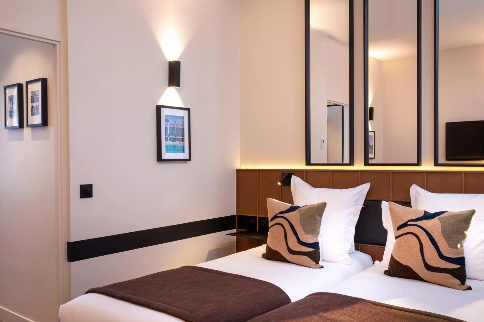 Bed in Hôtel du Port