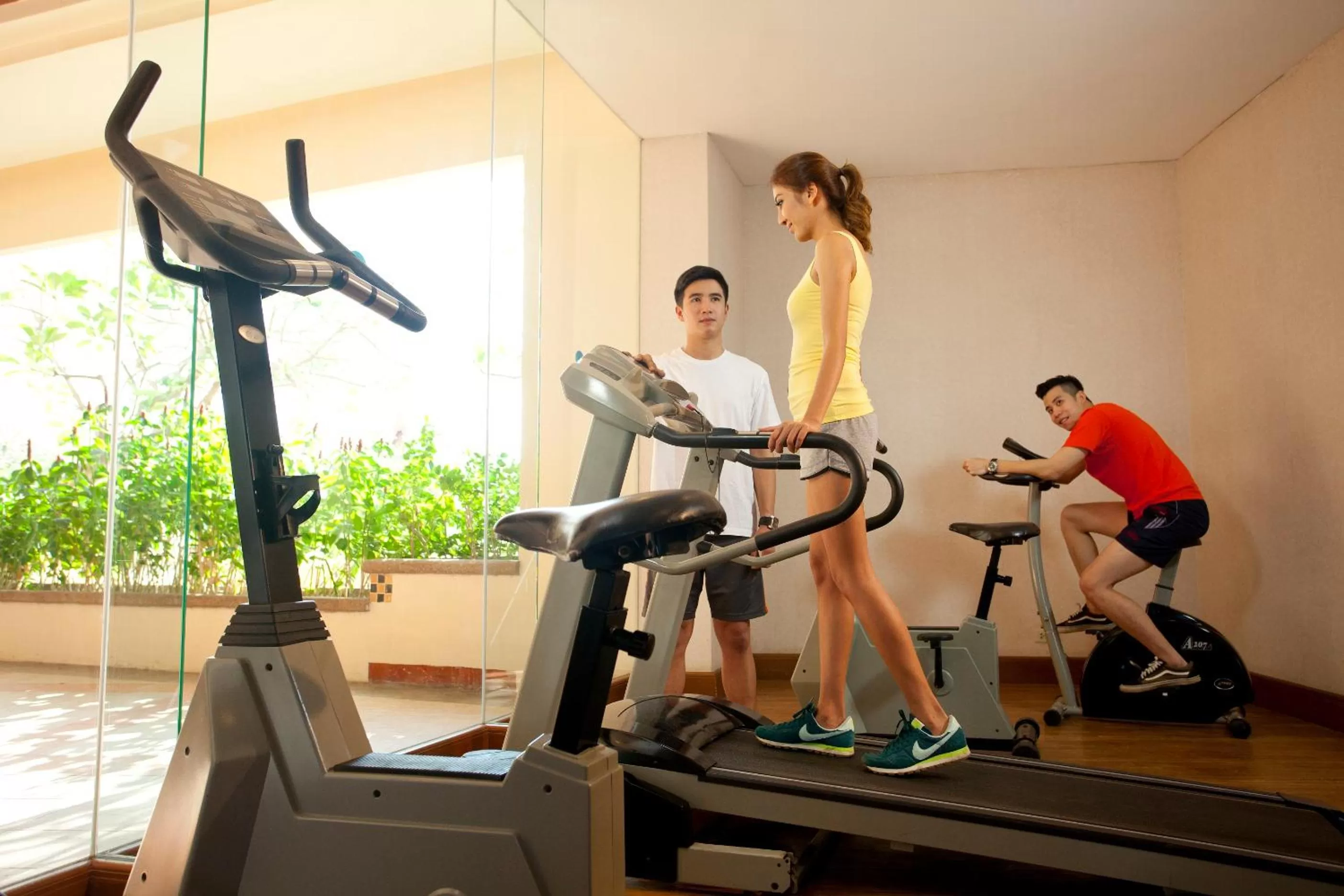 Fitness centre/facilities in Jomtien Palm Beach Hotel and Resort